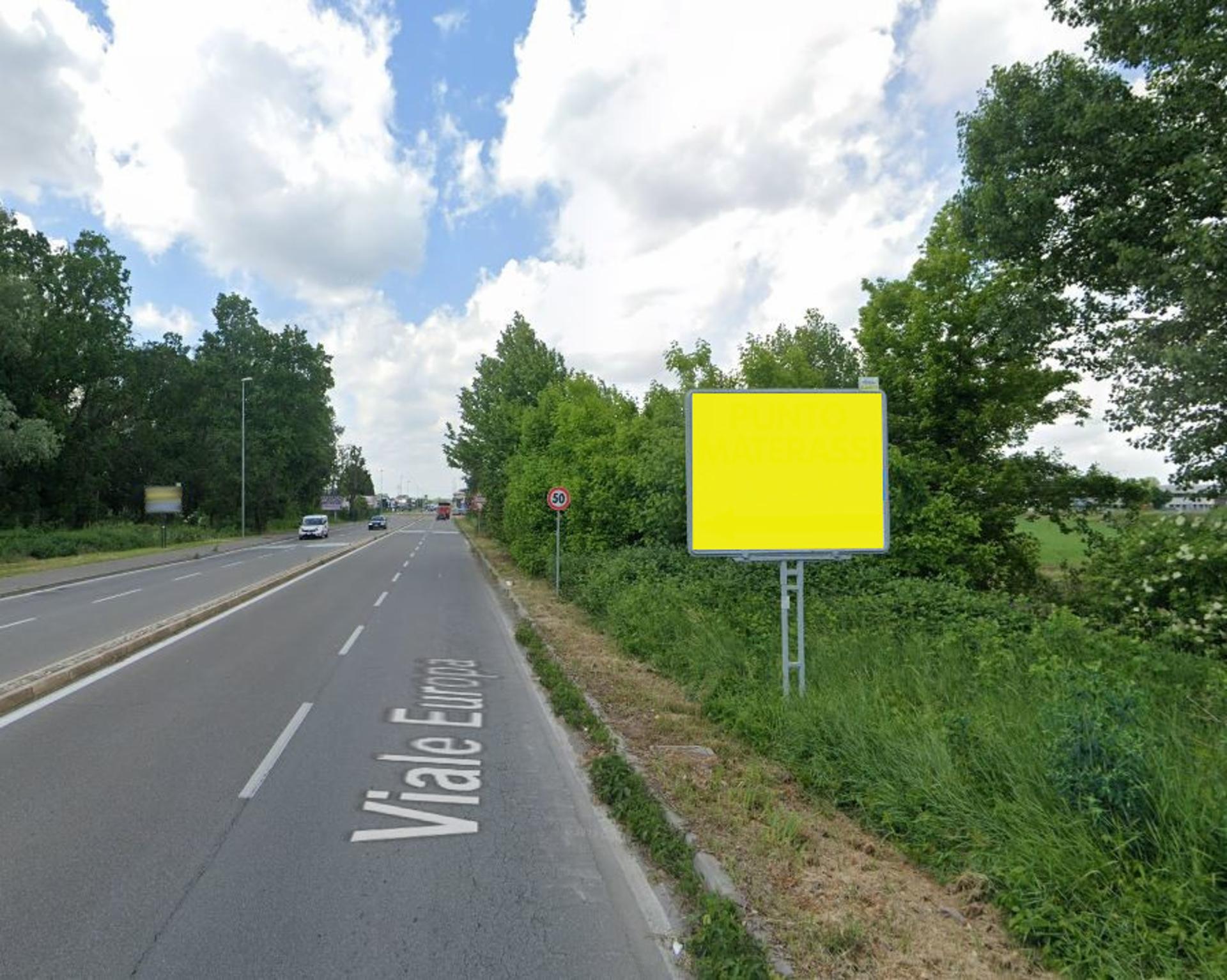 Impianto a viale europa DIREZIONE CUSAGO FRONTE MATERASSAIO  Cusago