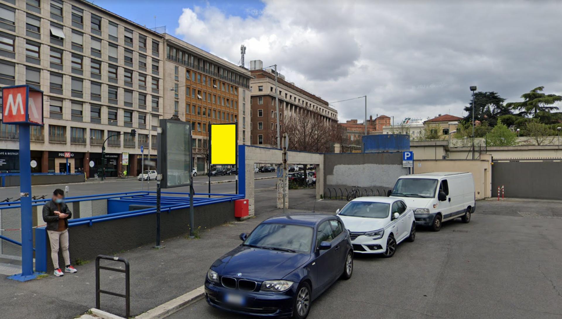 Impianto STENDARDO a Roma, in zona Basilica del Sacro Cuore di Gesù a Castro Pretorio