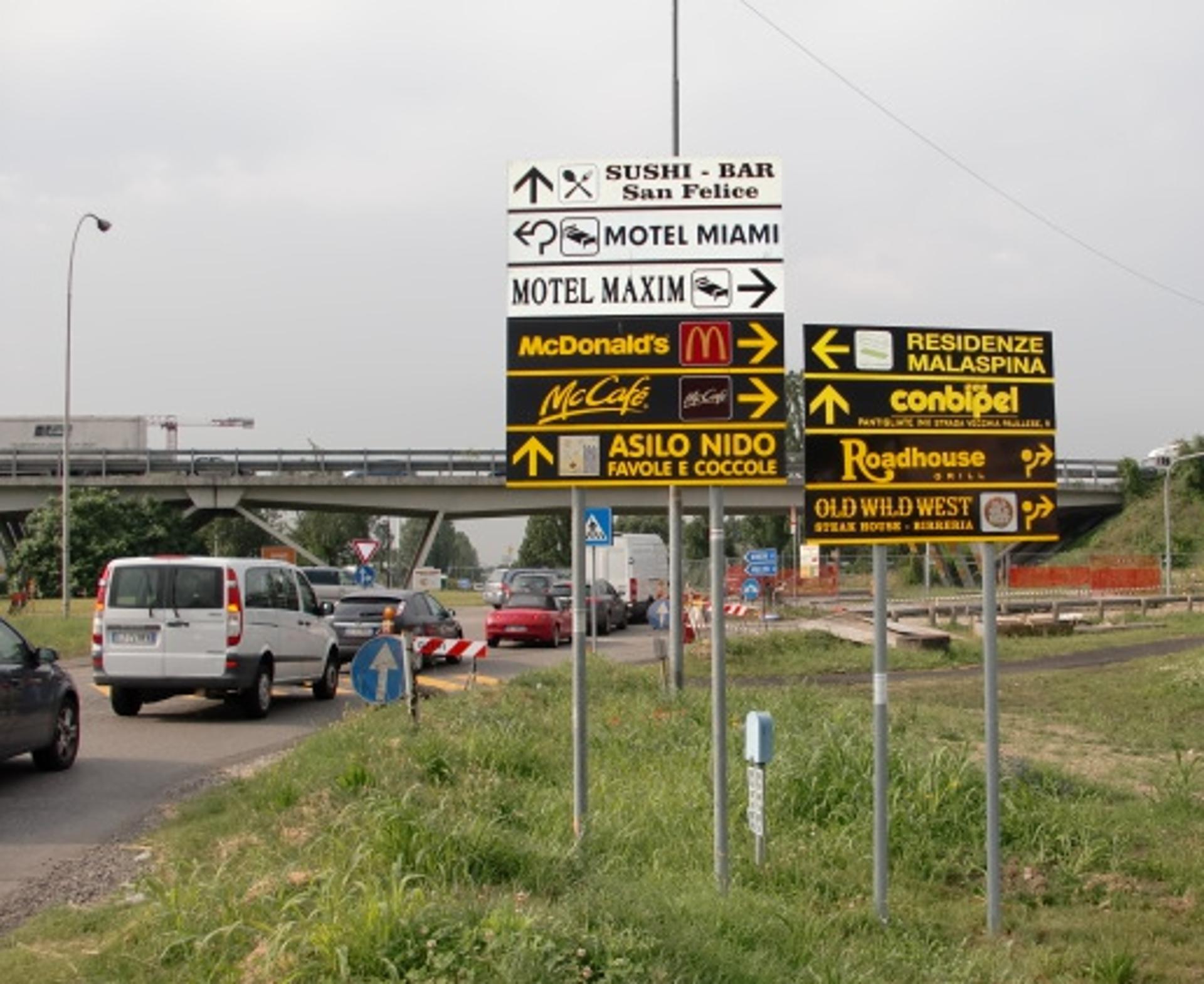 Impianto FRECCE / PREINSEGNE a Segrate, in zona Il Verde