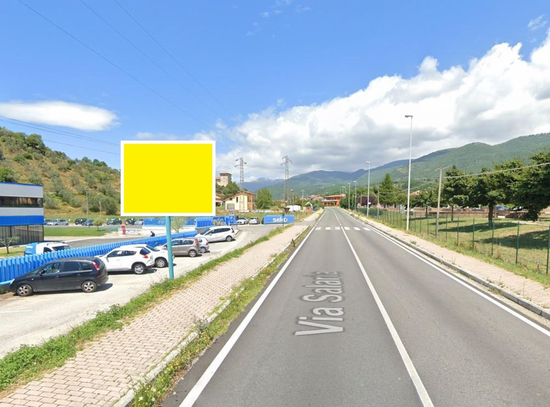Impianto CARTELLONISTICA a Cittaducale, in zona Esso