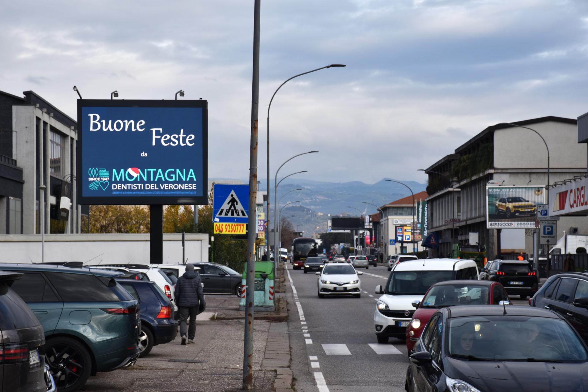 Impianto a Viale del LAVORO dir. Centro - altezza Coldiretti  Verona