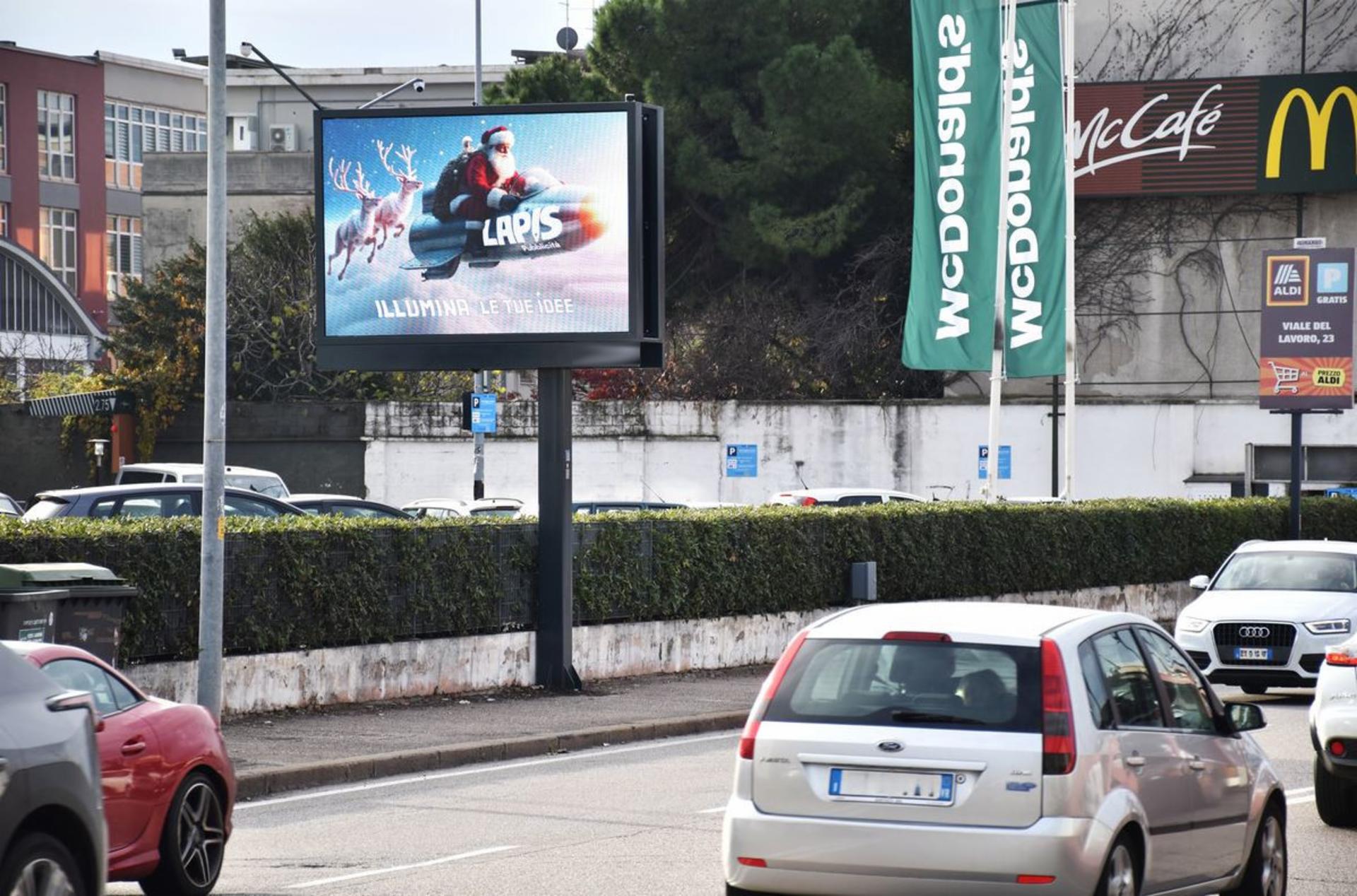 Impianto a Viale del LAVOROdir. Autostrada  Verona
