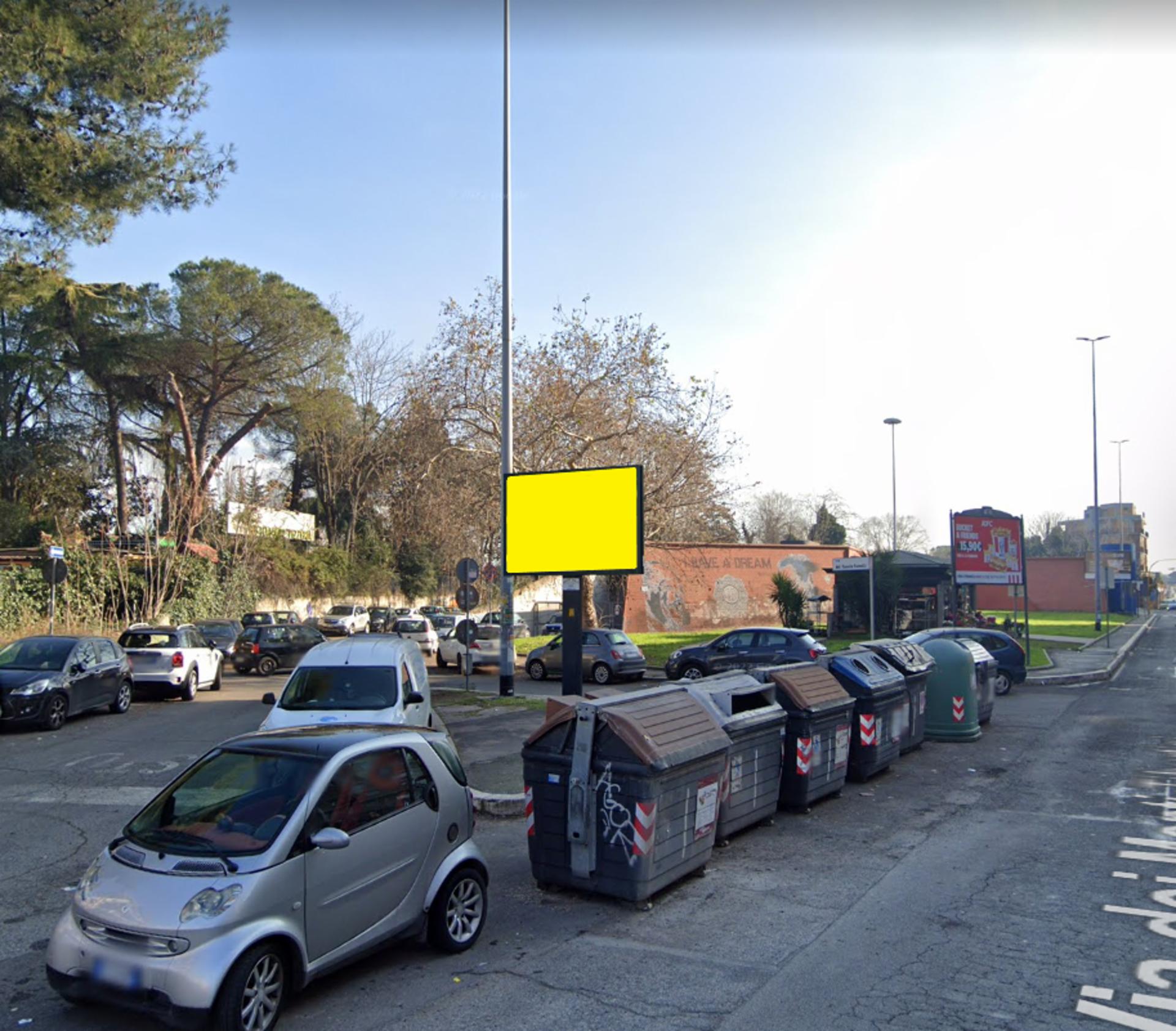 Impianto POSTER a Roma, in zona Pizzeria Boccione