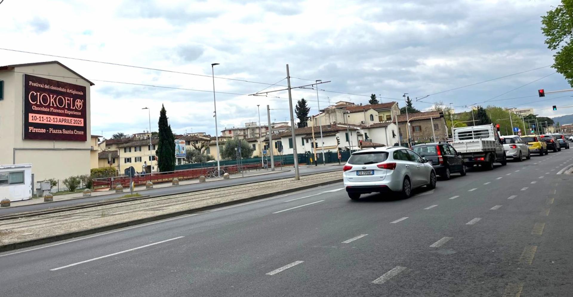 Impianto MAXI LED a Firenze, in zona Caffè della Federiga