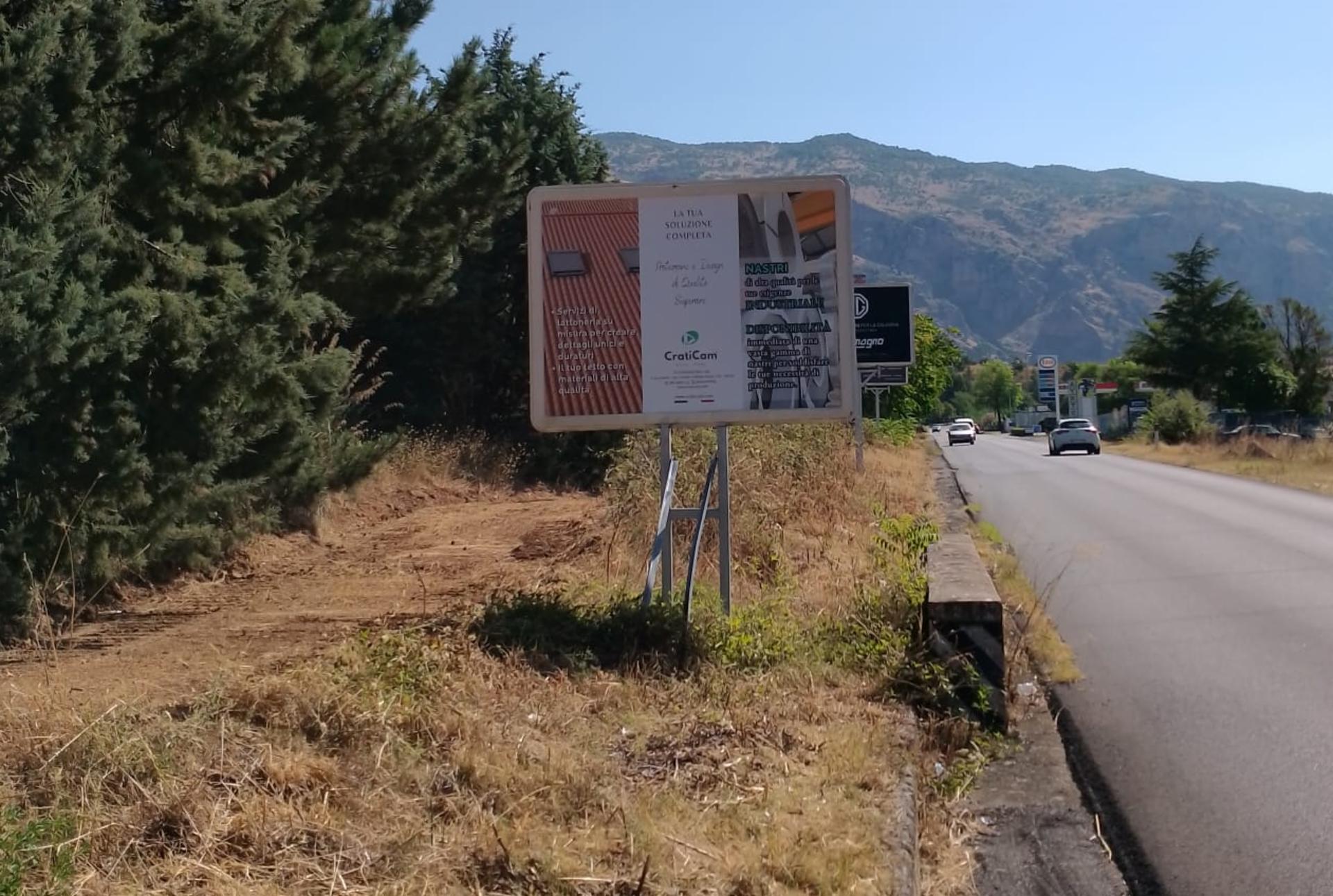 Impianto CARTELLONISTICA a Castrovillari, in zona Q8 Castrovillari