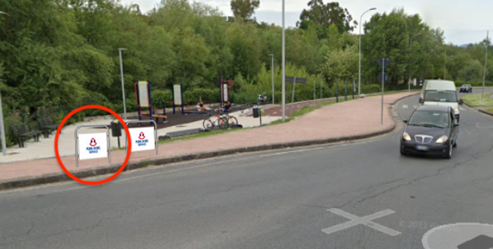 Impianto TRANSENNA a Cosenza, in zona EuroSpin