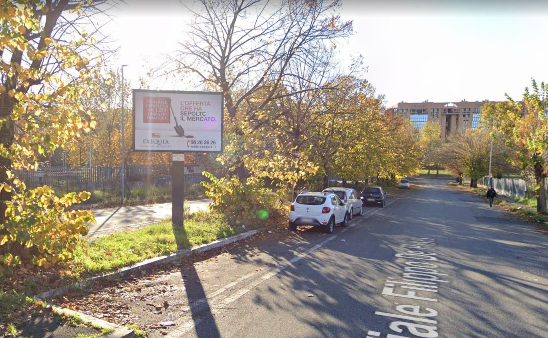 Impianto POSTER a Roma, in zona Chiesa di San Cirillo Alessandrino