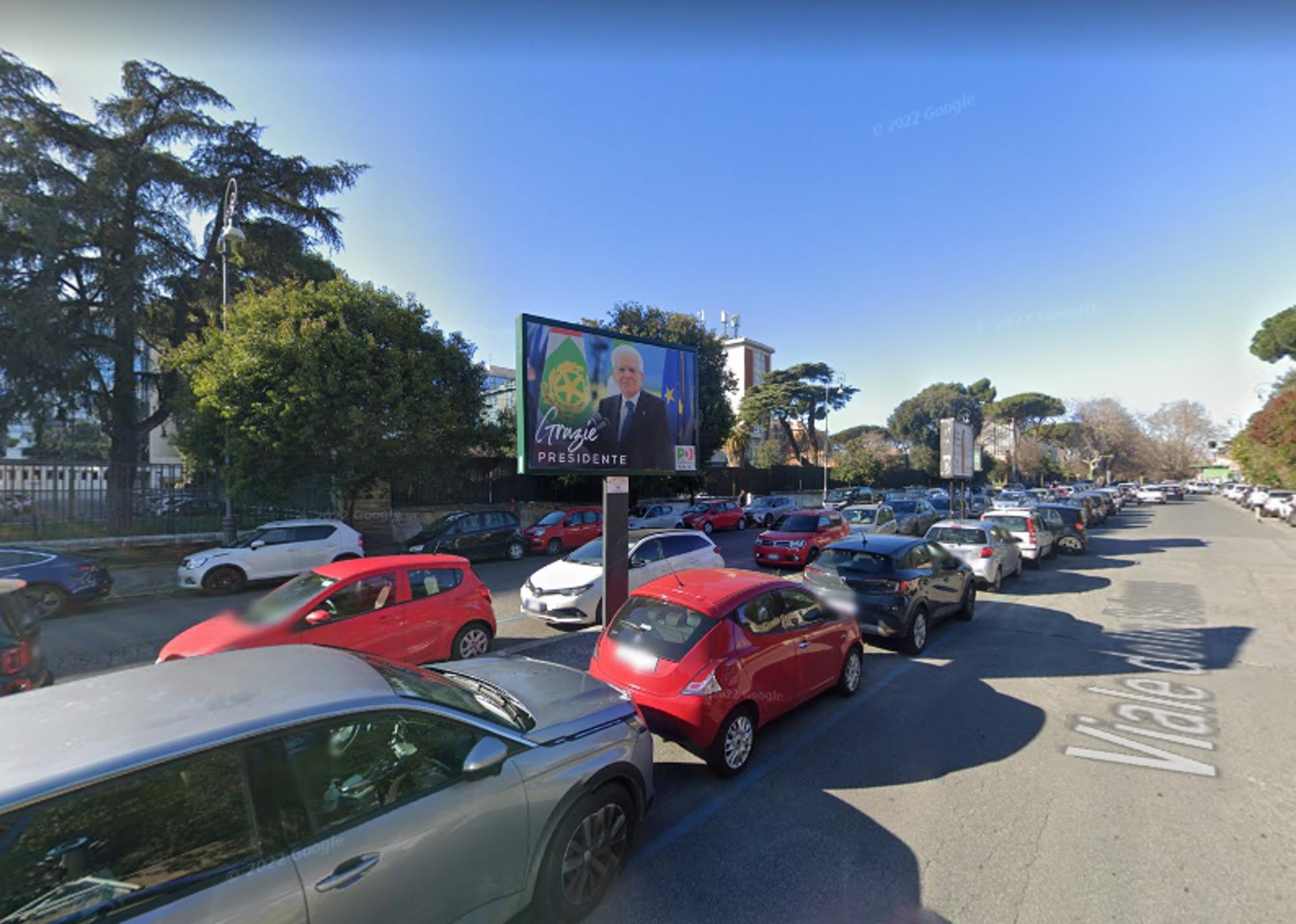 Impianto POSTER a Roma, in zona Chiesa della Divina Sapienza