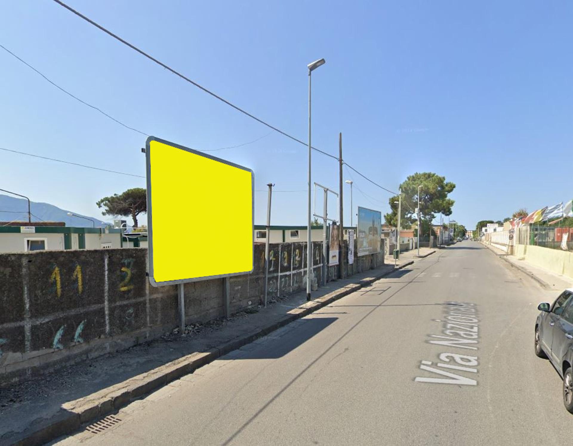 Impianto POSTER a Boscotrecase, in zona Piazza Giacomo Matteotti