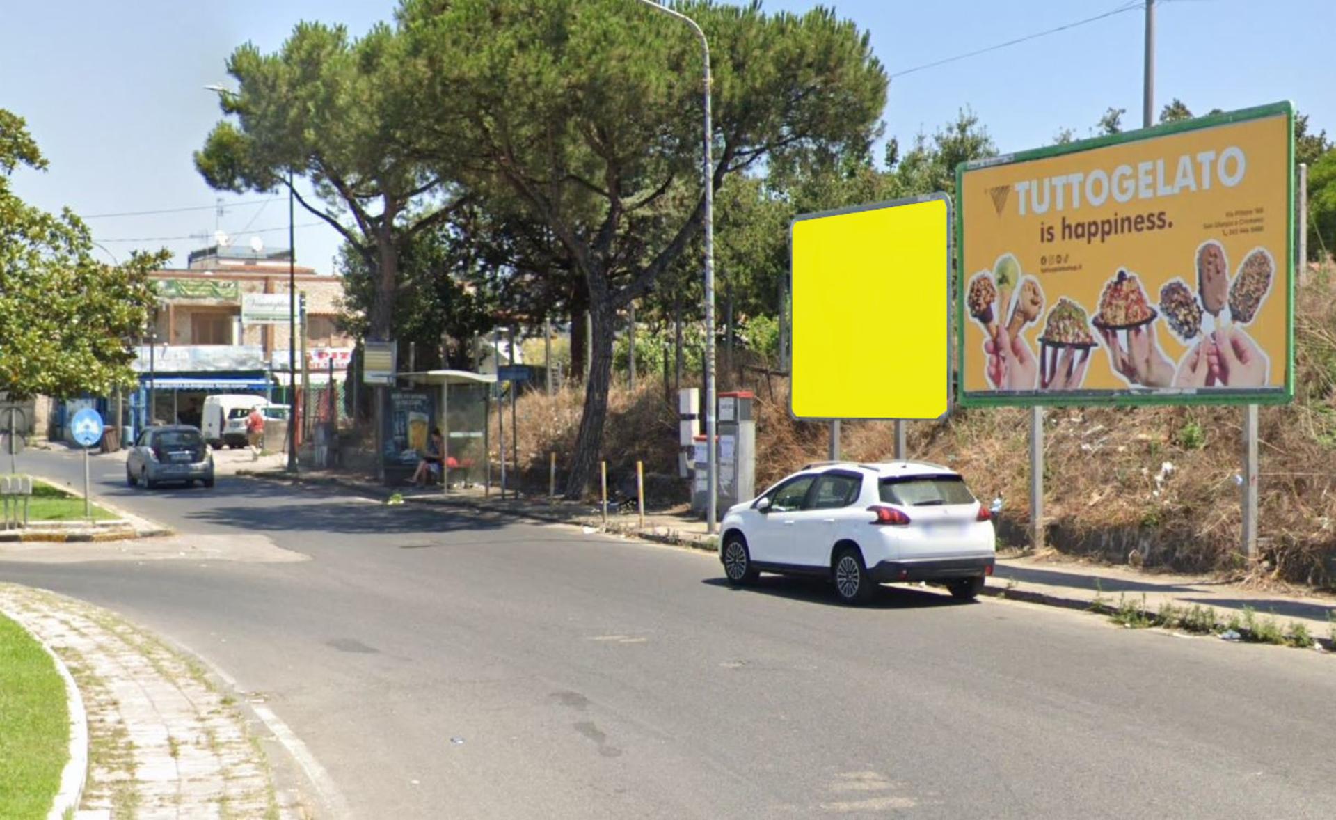 Impianto POSTER a Ercolano, in zona Union Bar