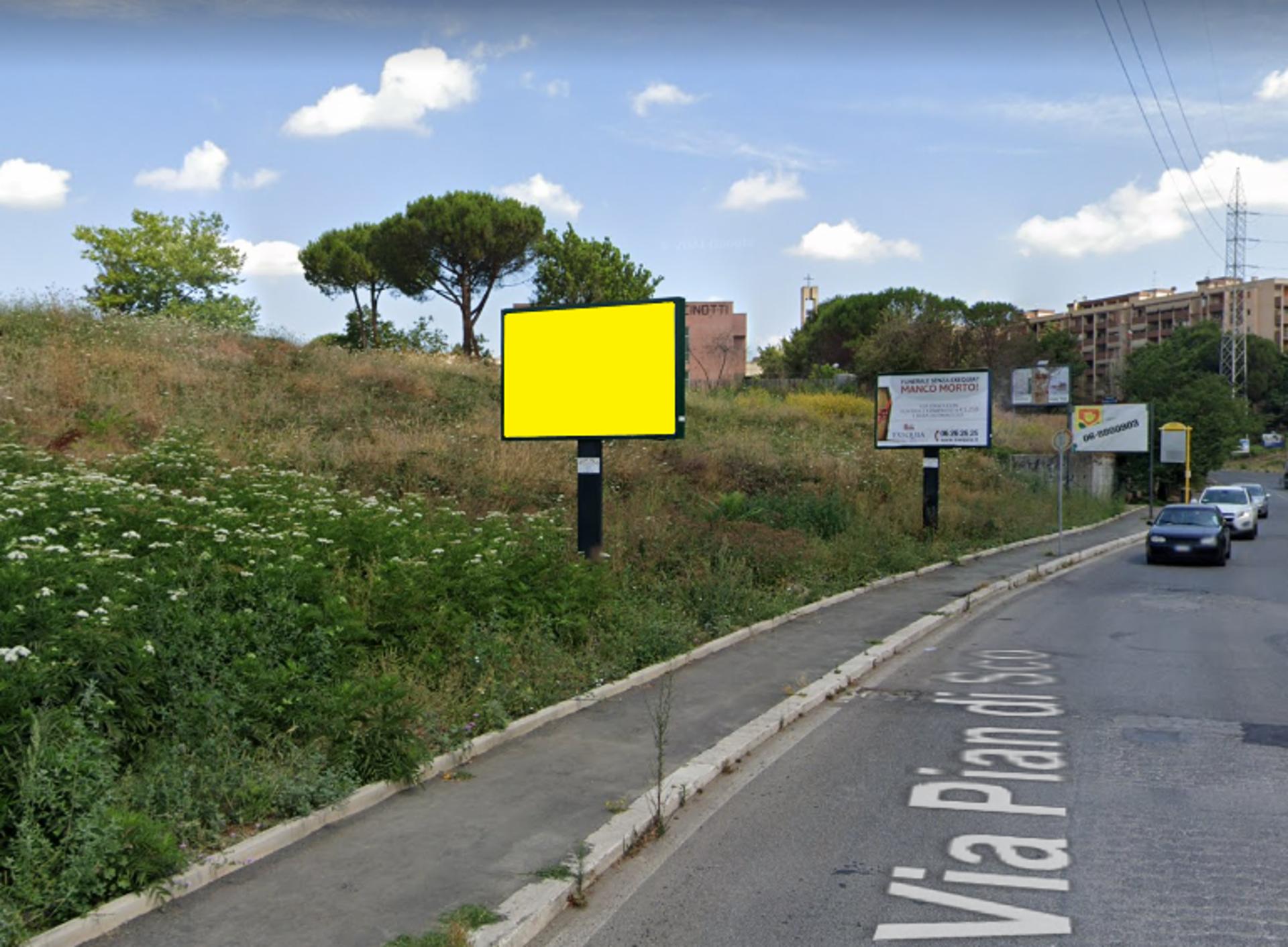 Impianto POSTER a Roma, in zona Pam