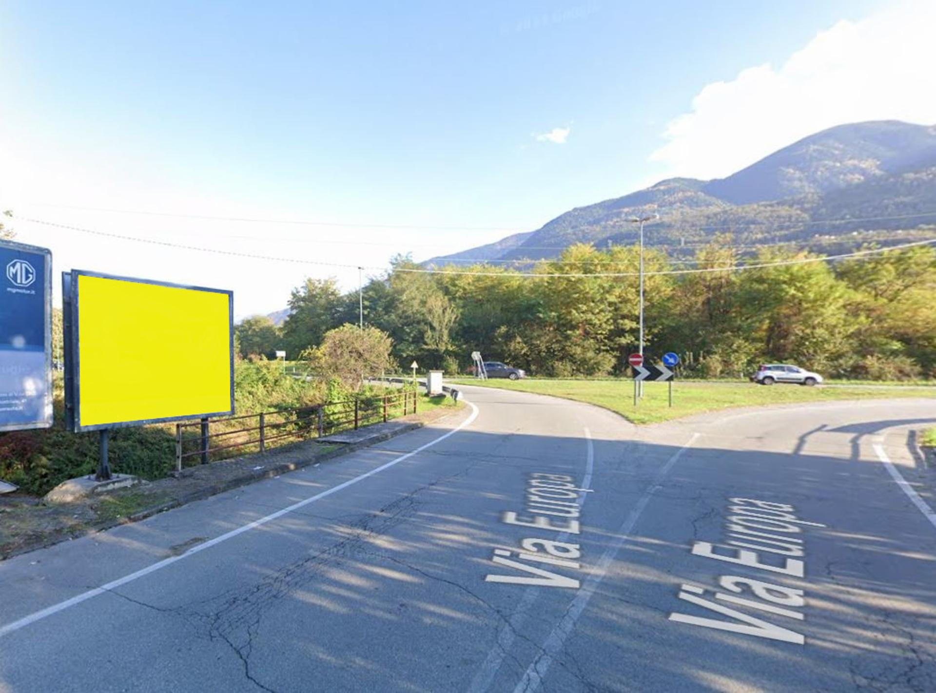 Impianto a Via Europa svicolo Via Orobie  Sondrio