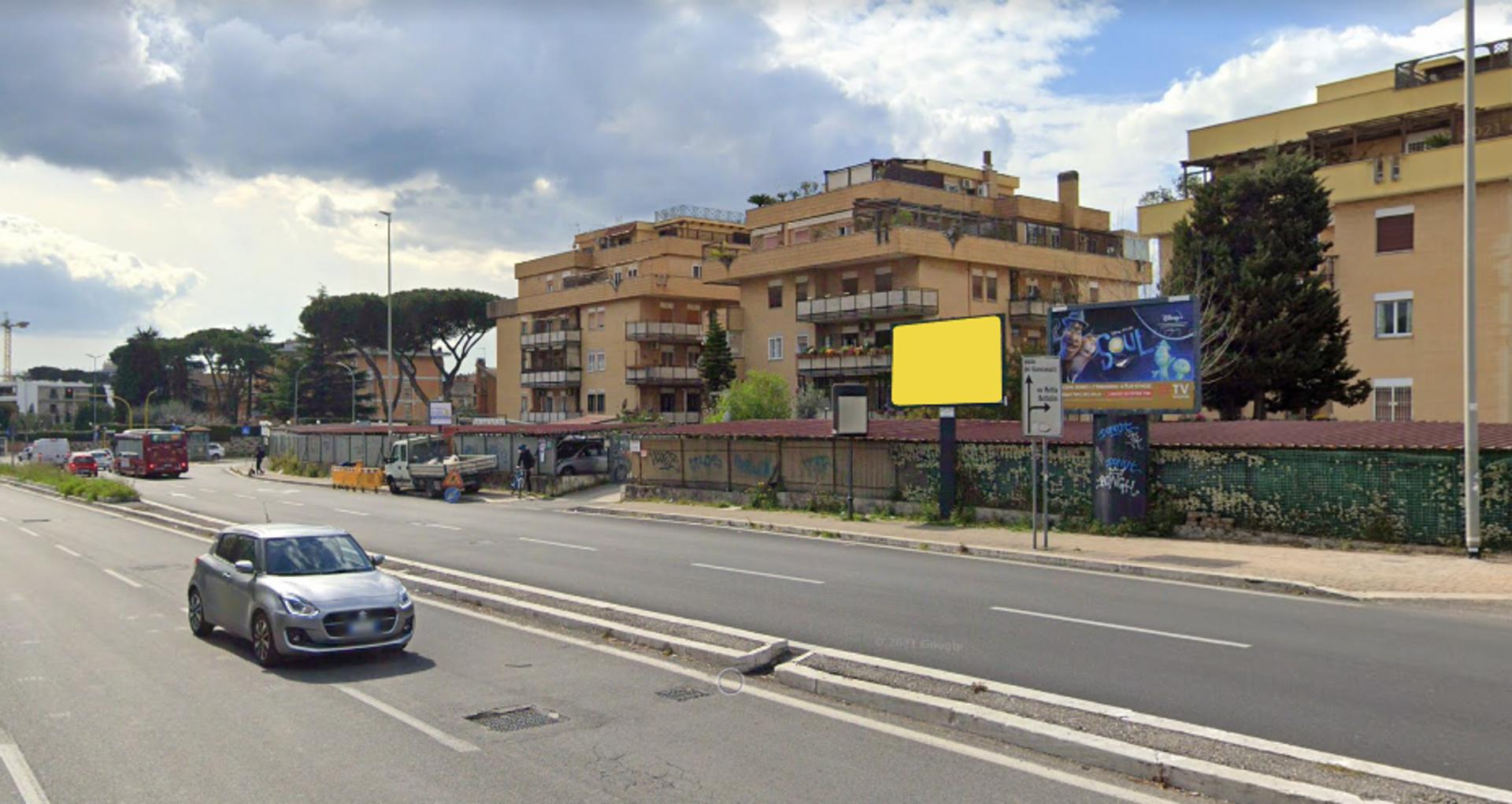 Impianto POSTER a Roma, in zona Conad