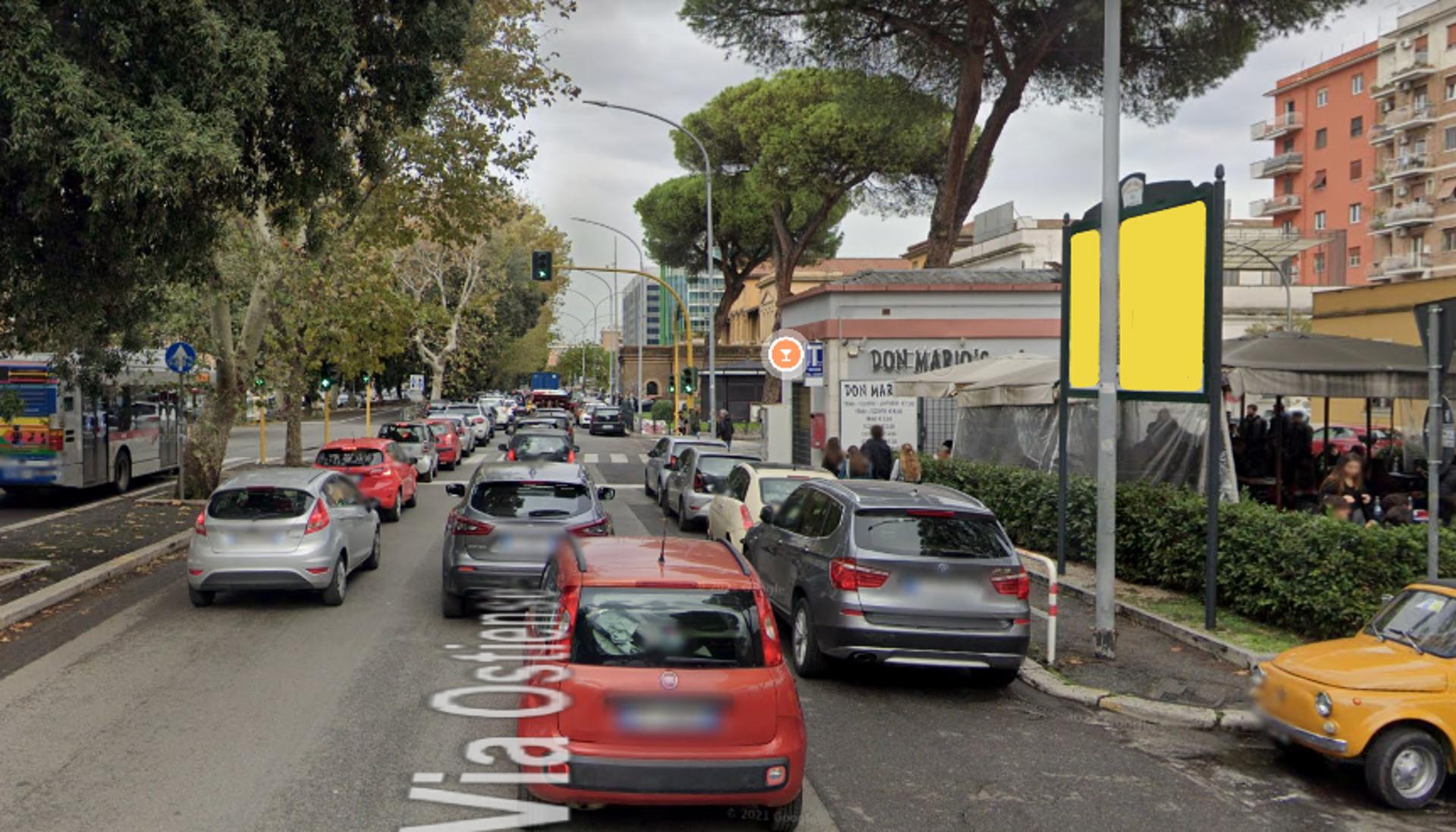 Impianto POSTER a Roma, in zona T-Bar Ostiense