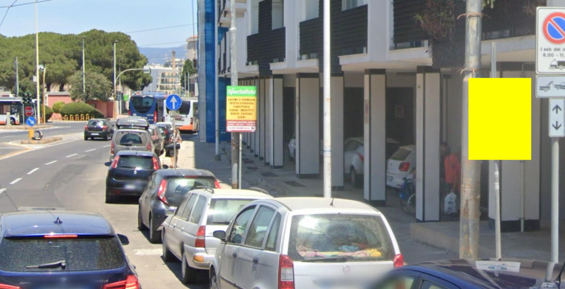 Impianto TARGA PALO a Cagliari, in zona Chiesa di San Francesco d'Assisi