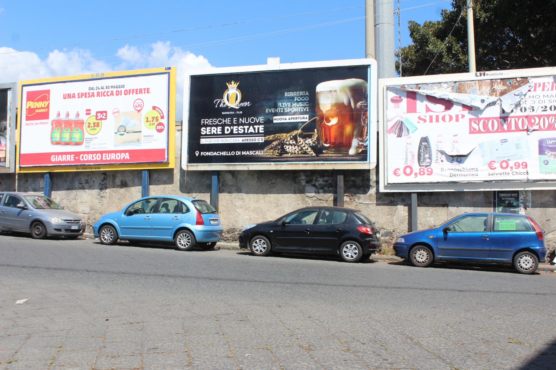 Impianto 6 X 3 a Giarre, in zona Pizza time