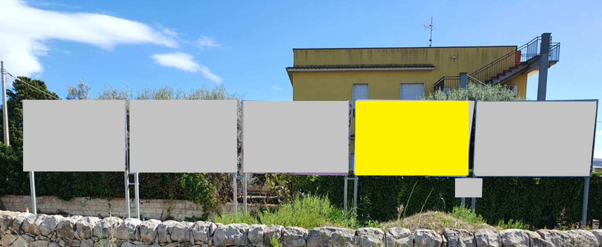 Impianto POSTER a Noto, in zona Bar La Rotatoria