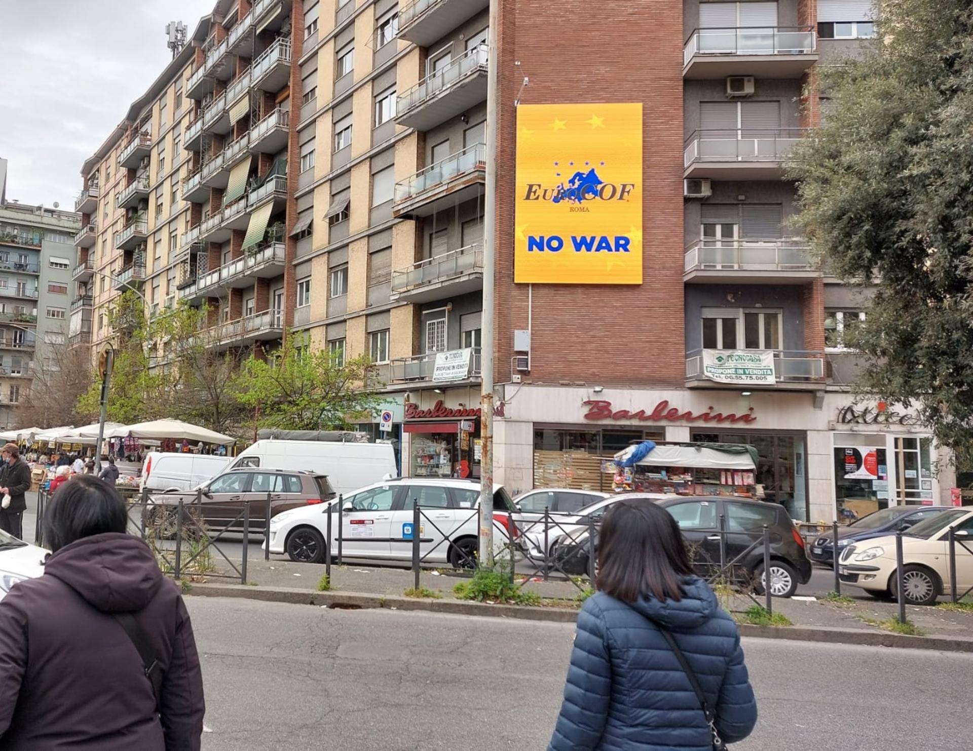 Impianto MAXI LED a Roma, in zona Brums