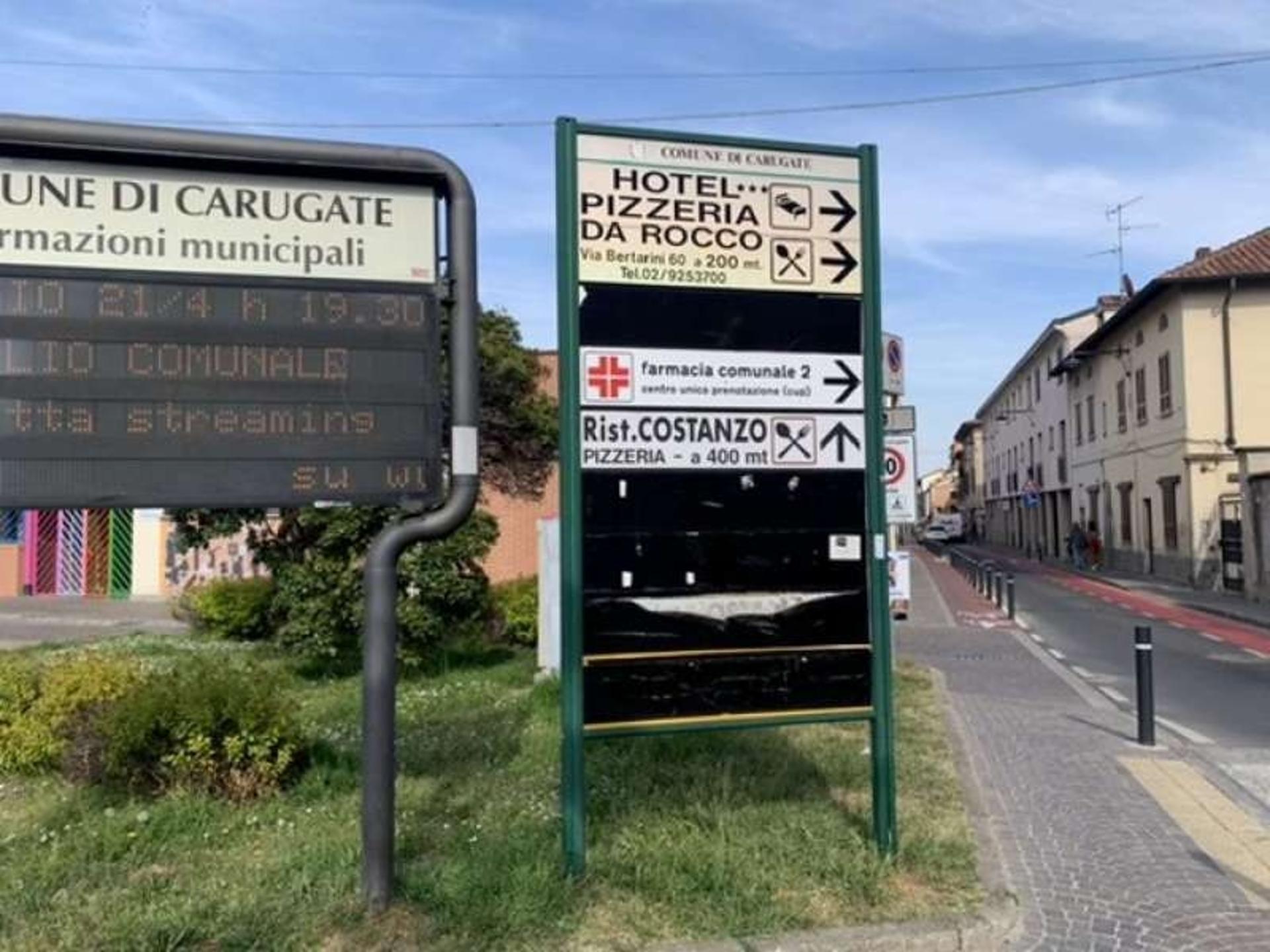 Impianto FRECCE / PREINSEGNE a Carugate, in zona Decathlon