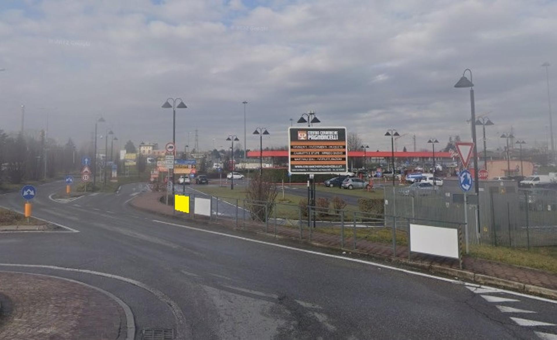 Impianto TRANSENNA a Brembate, in zona Burger King