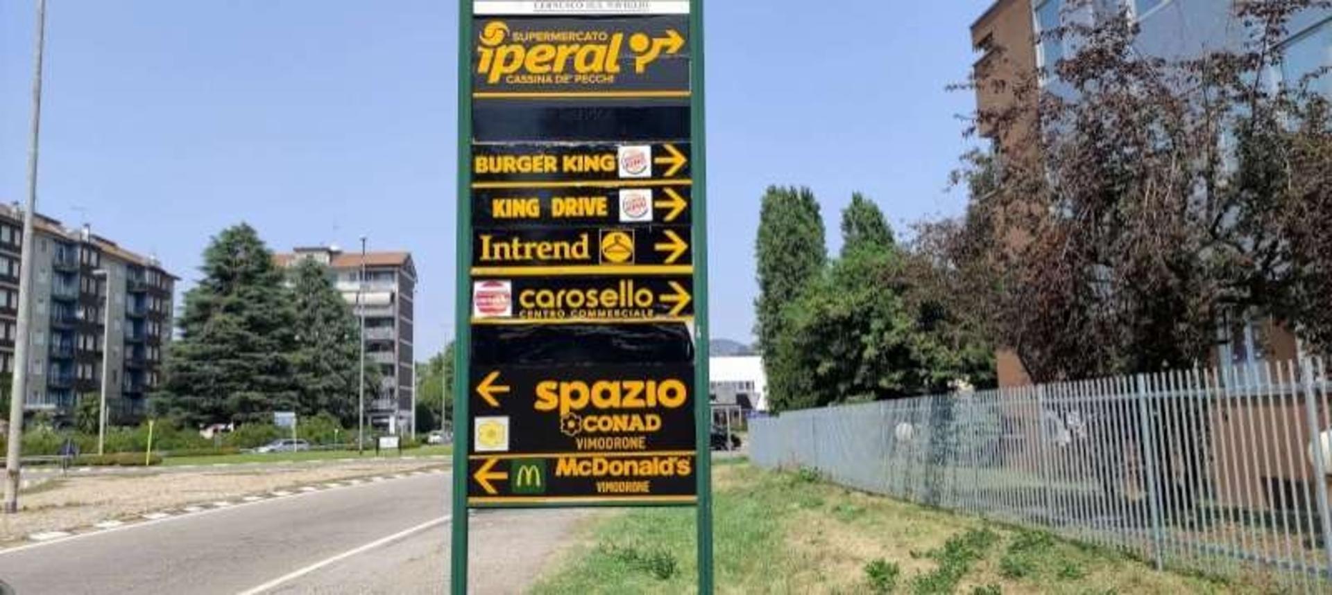 Impianto FRECCE / PREINSEGNE a Cernusco sul Naviglio, in zona Pizzeria Naviglio Gao
