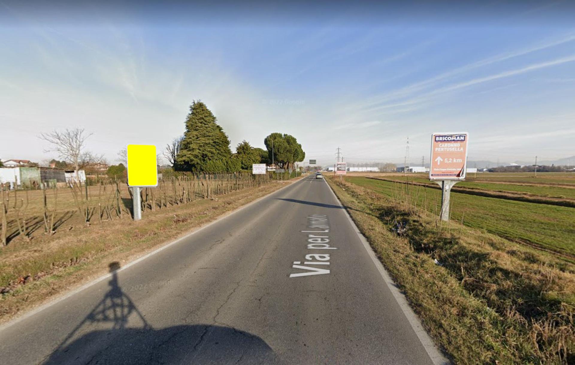 Impianto CARTELLONISTICA a Lainate, in zona Cascina Malingamba
