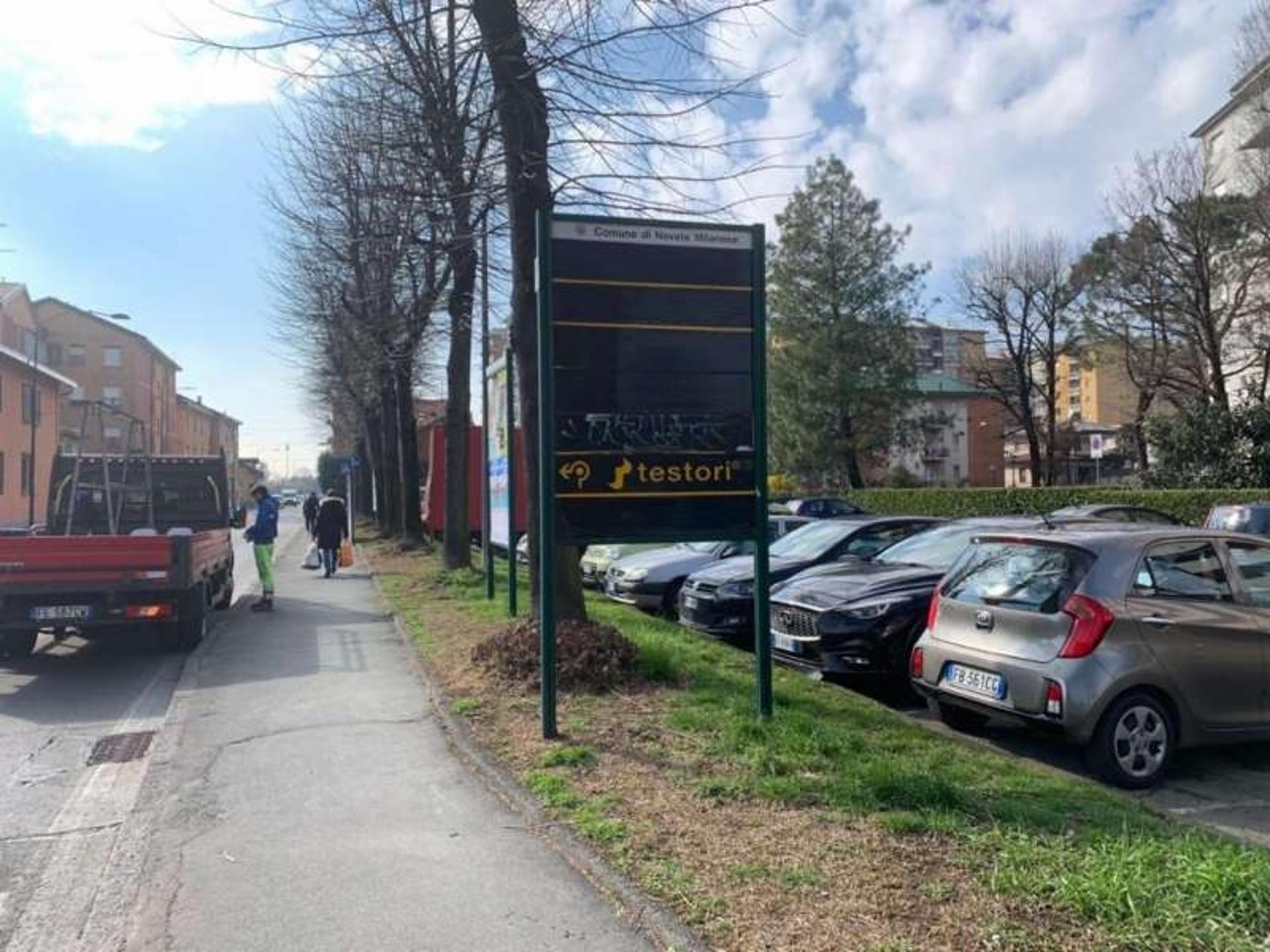 Impianto FRECCE / PREINSEGNE a Novate Milanese, in zona Alimentari Stelvio