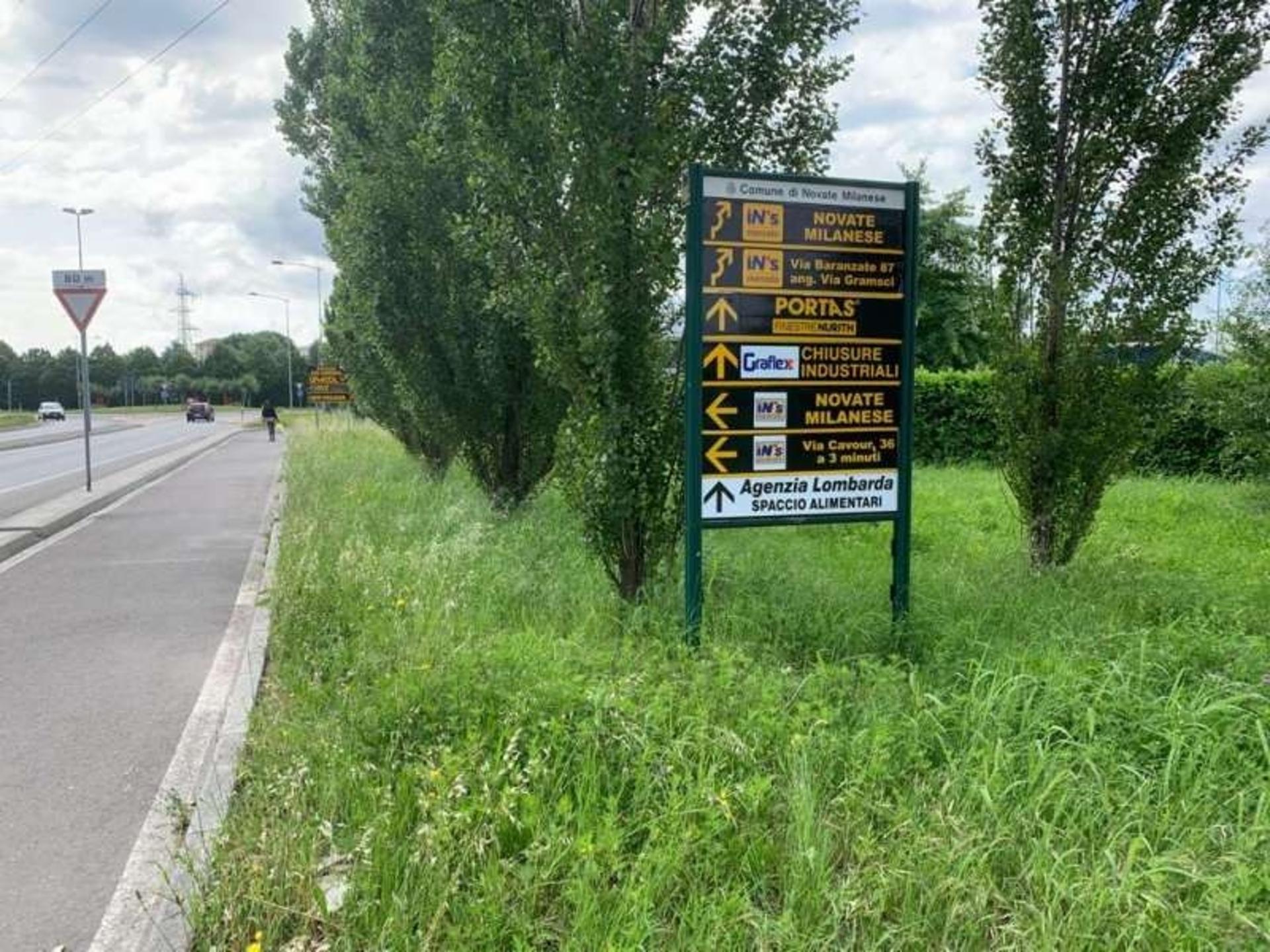 Impianto FRECCE / PREINSEGNE a Novate Milanese, in zona Miss Pettini