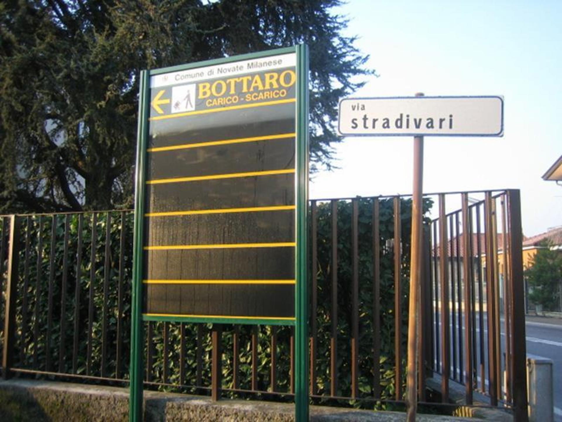 Impianto FRECCE / PREINSEGNE a Novate Milanese, in zona Esso