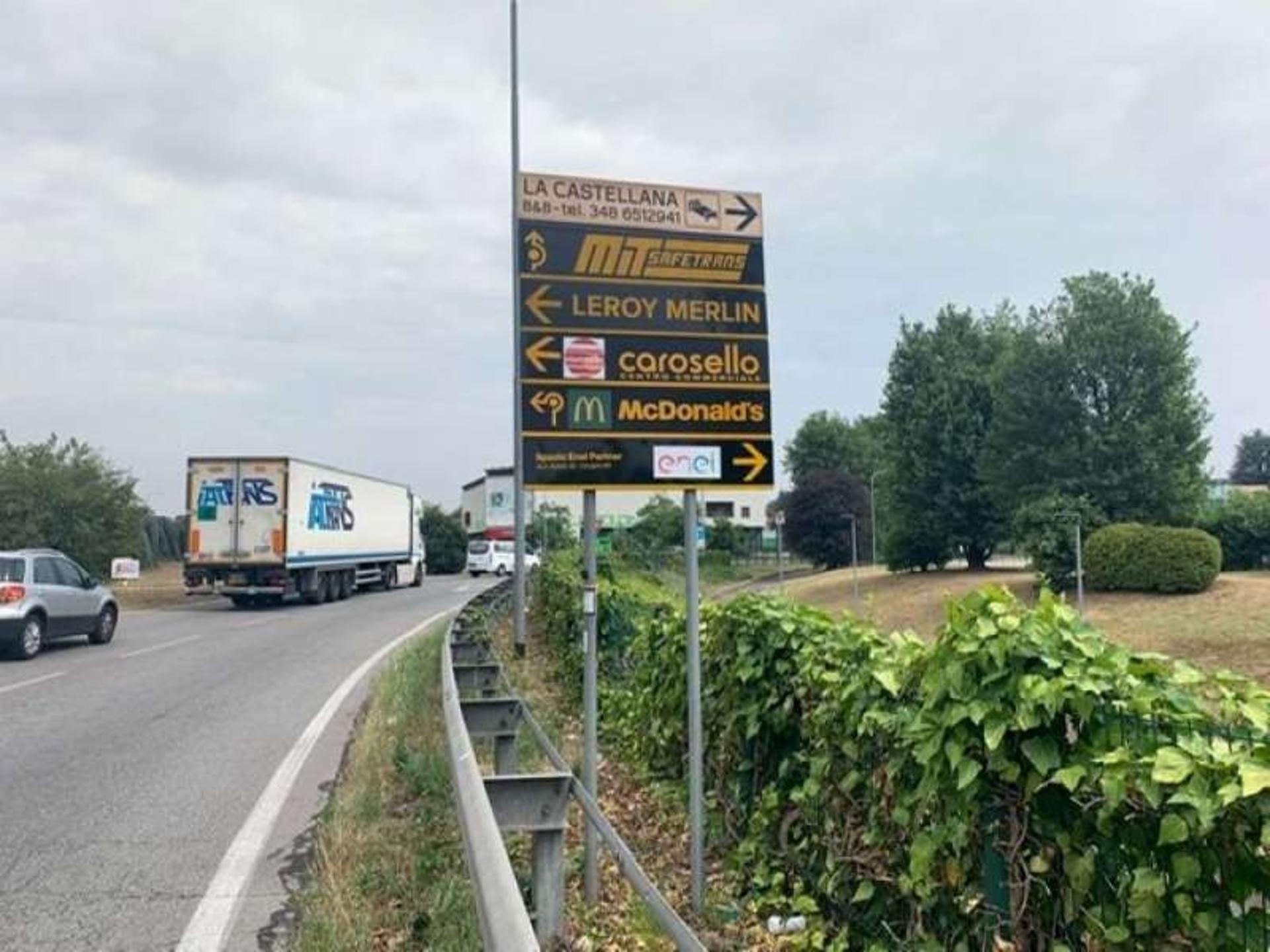 Impianto FRECCE / PREINSEGNE a Carugate, in zona Decathlon