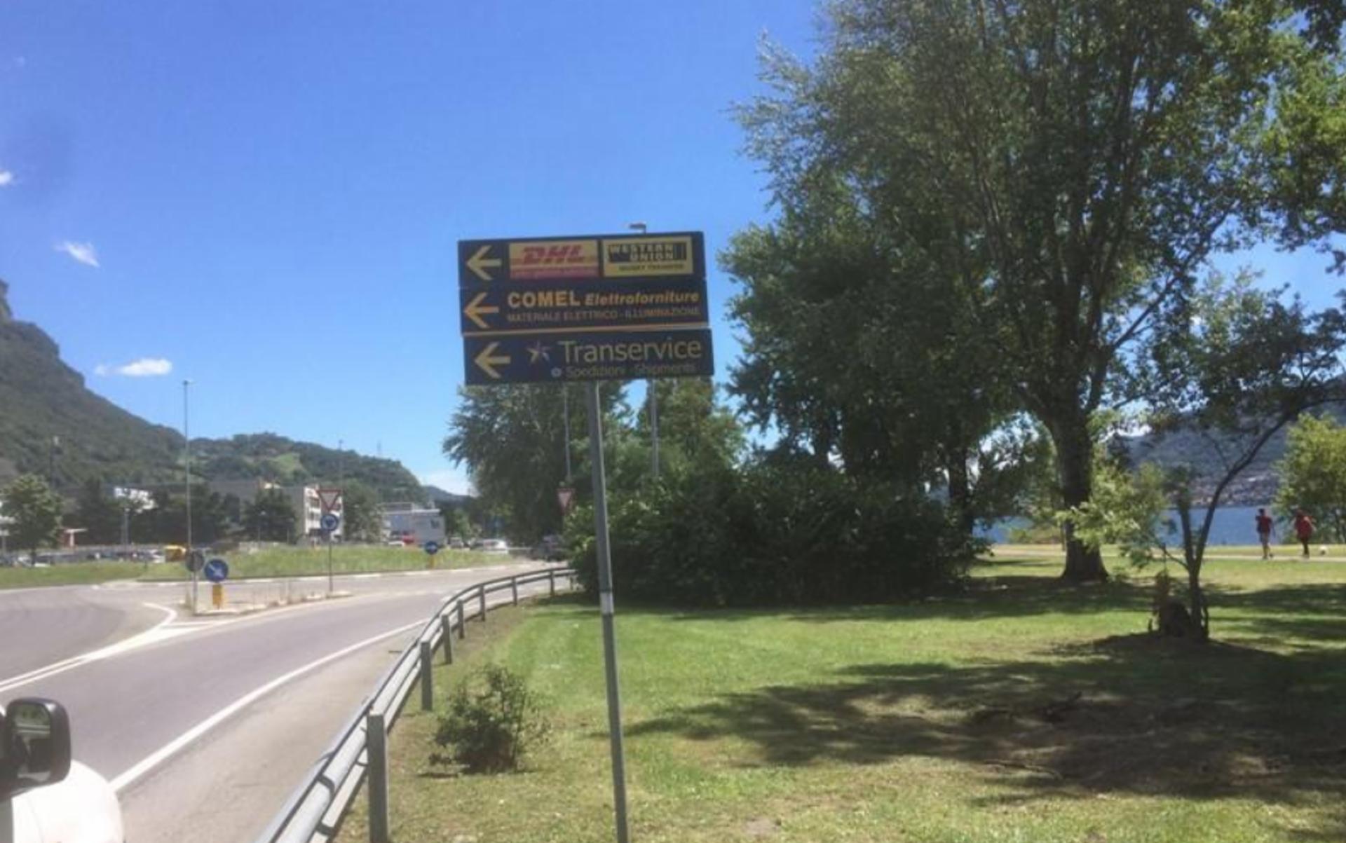 Impianto FRECCE / PREINSEGNE a Lecco, in zona Osteria Olga