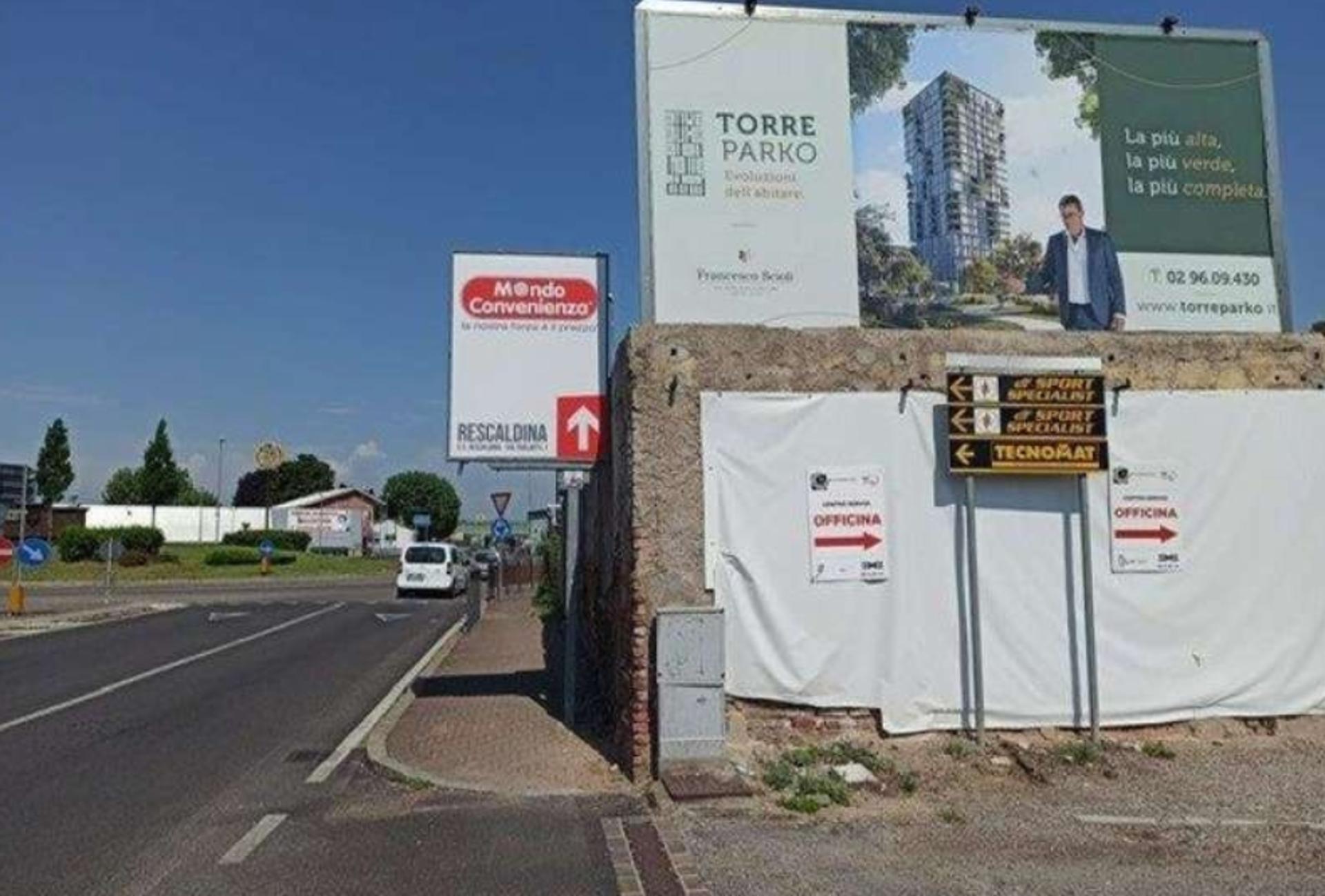 Impianto FRECCE / PREINSEGNE a Saronno, in zona Lidl