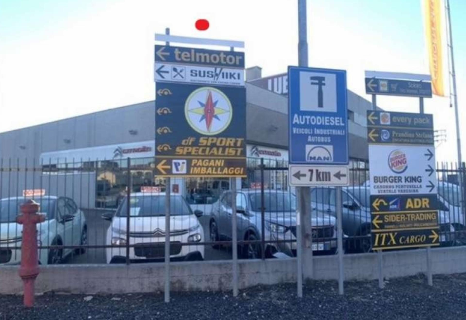 Impianto FRECCE / PREINSEGNE a Saronno, in zona Oliver