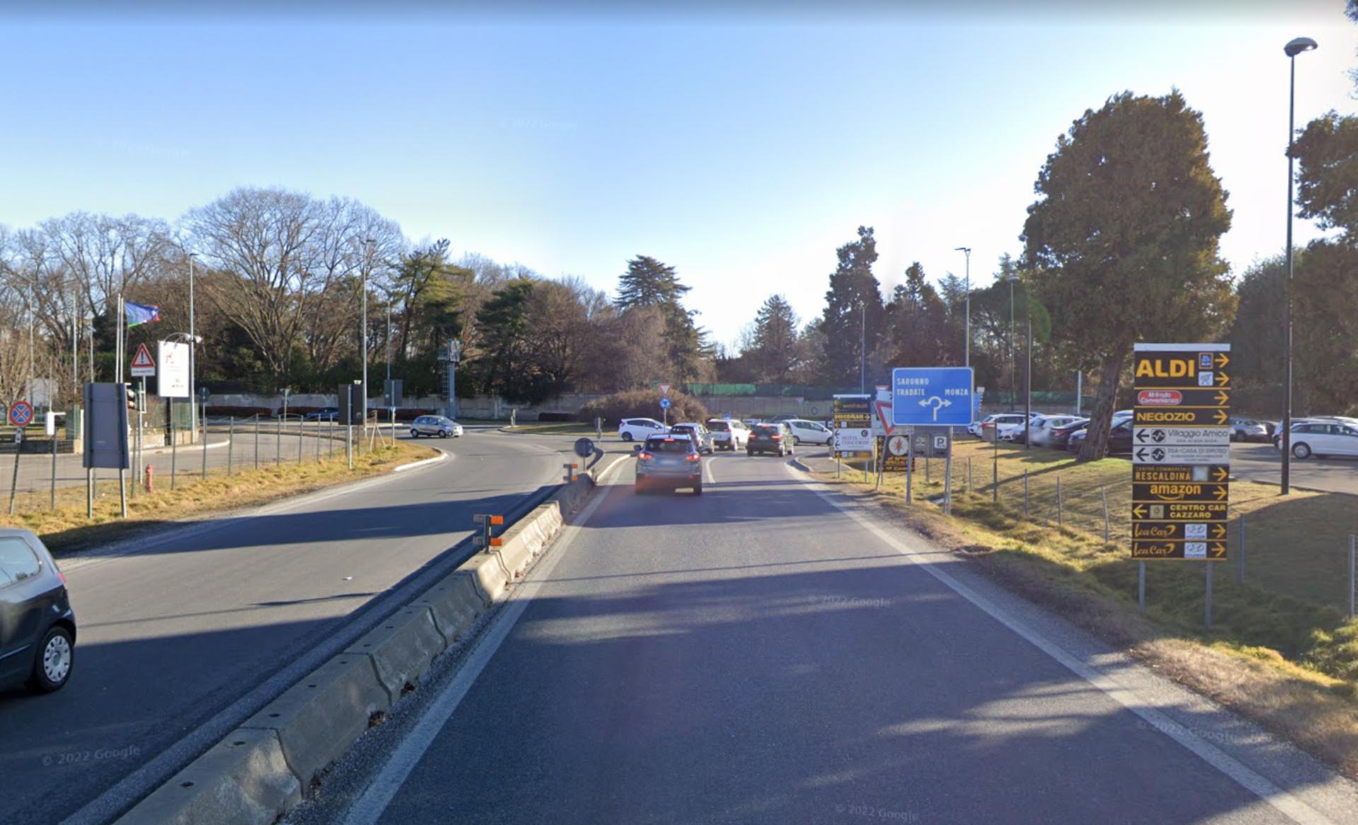 Impianto FRECCE / PREINSEGNE a Saronno, in zona Esselunga