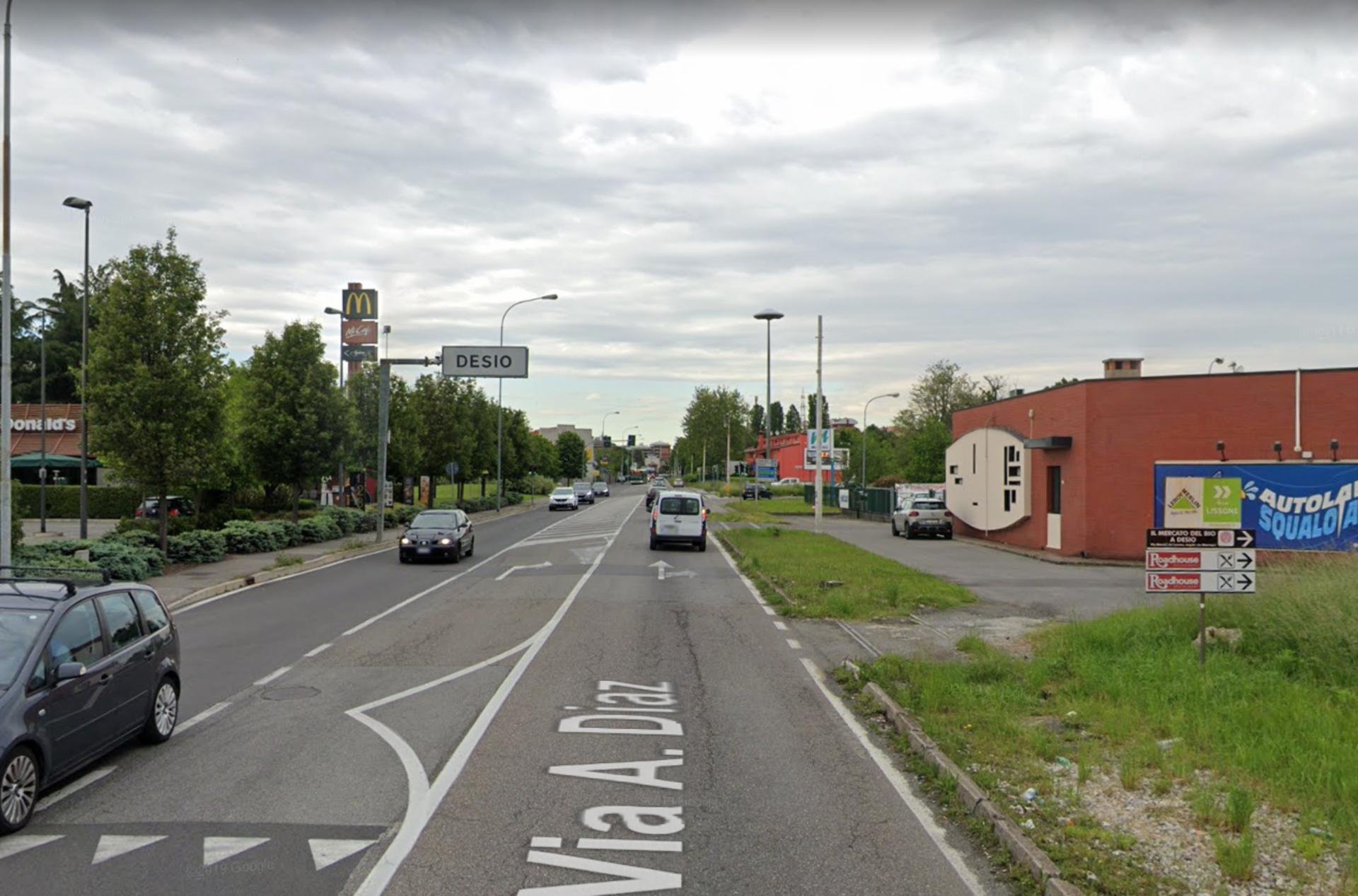 Impianto FRECCE / PREINSEGNE a Nova Milanese, in zona McDonald's