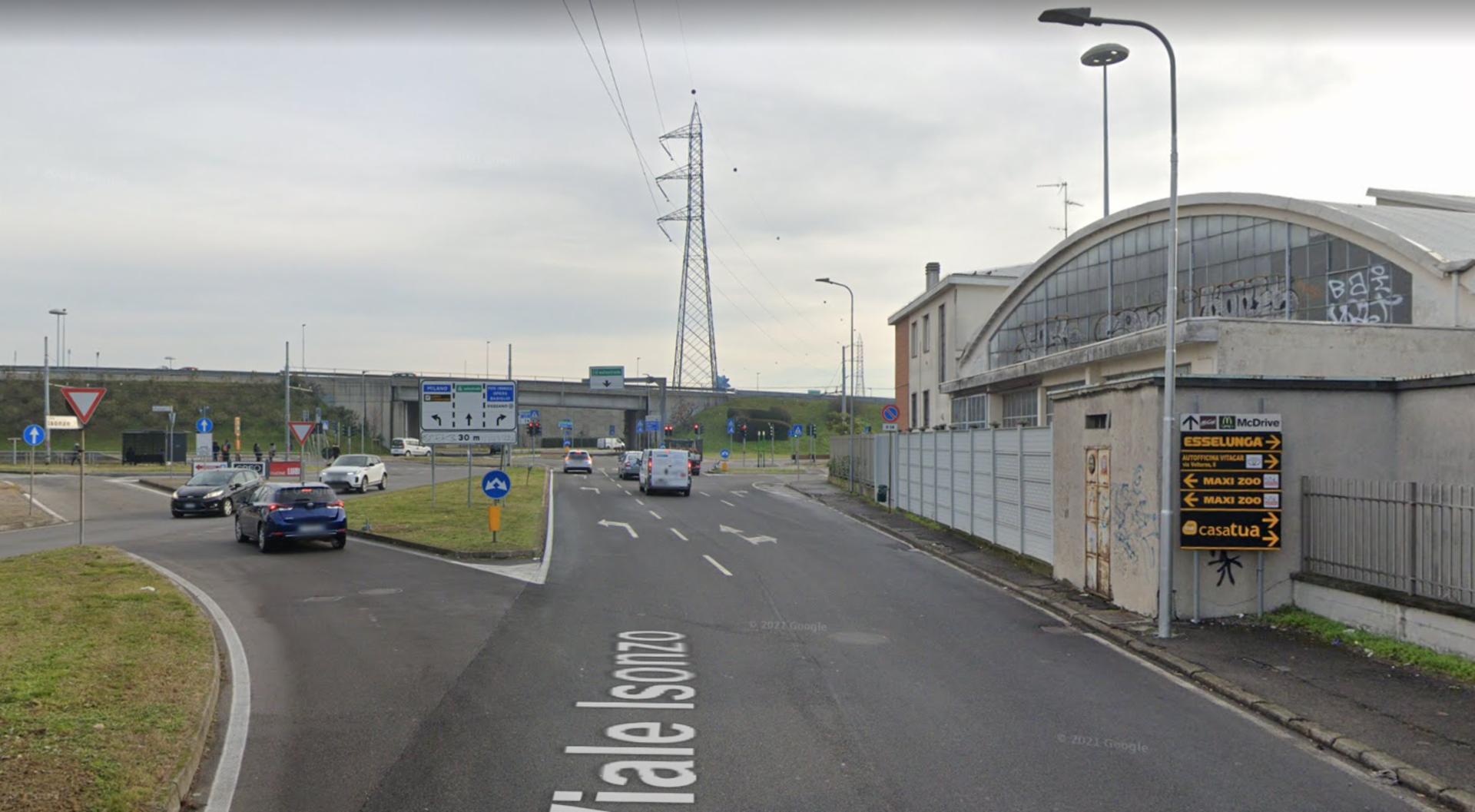 Impianto FRECCE / PREINSEGNE a Rozzano, in zona McDonald's