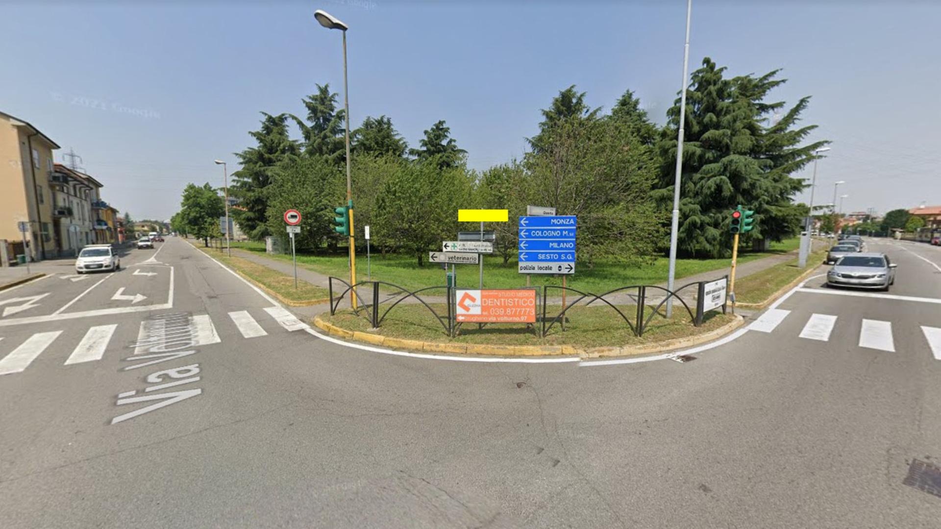 Impianto FRECCE / PREINSEGNE a Brugherio, in zona Conad