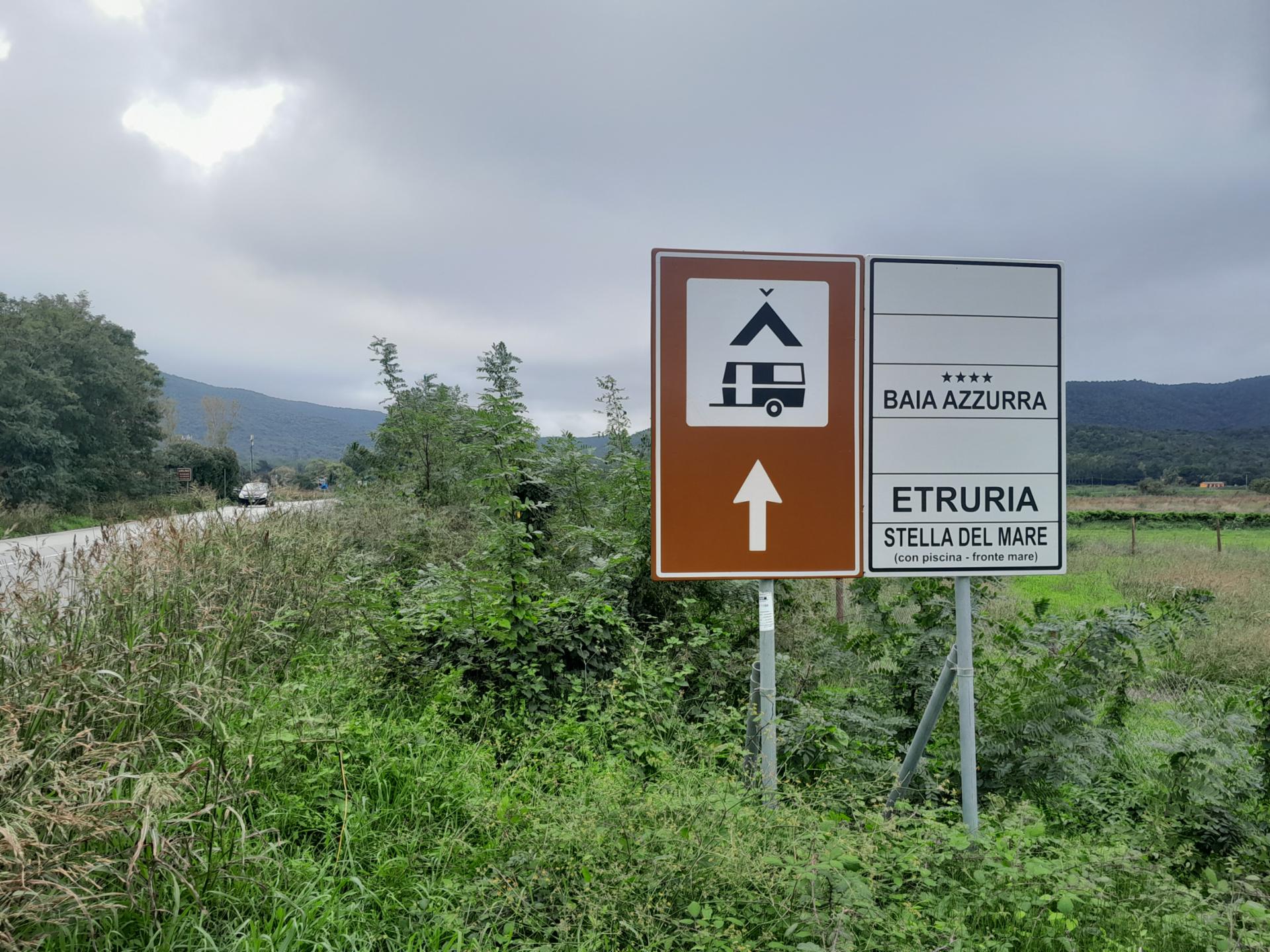 Impianto FRECCE / PREINSEGNE a Scarlino, in zona Bubula