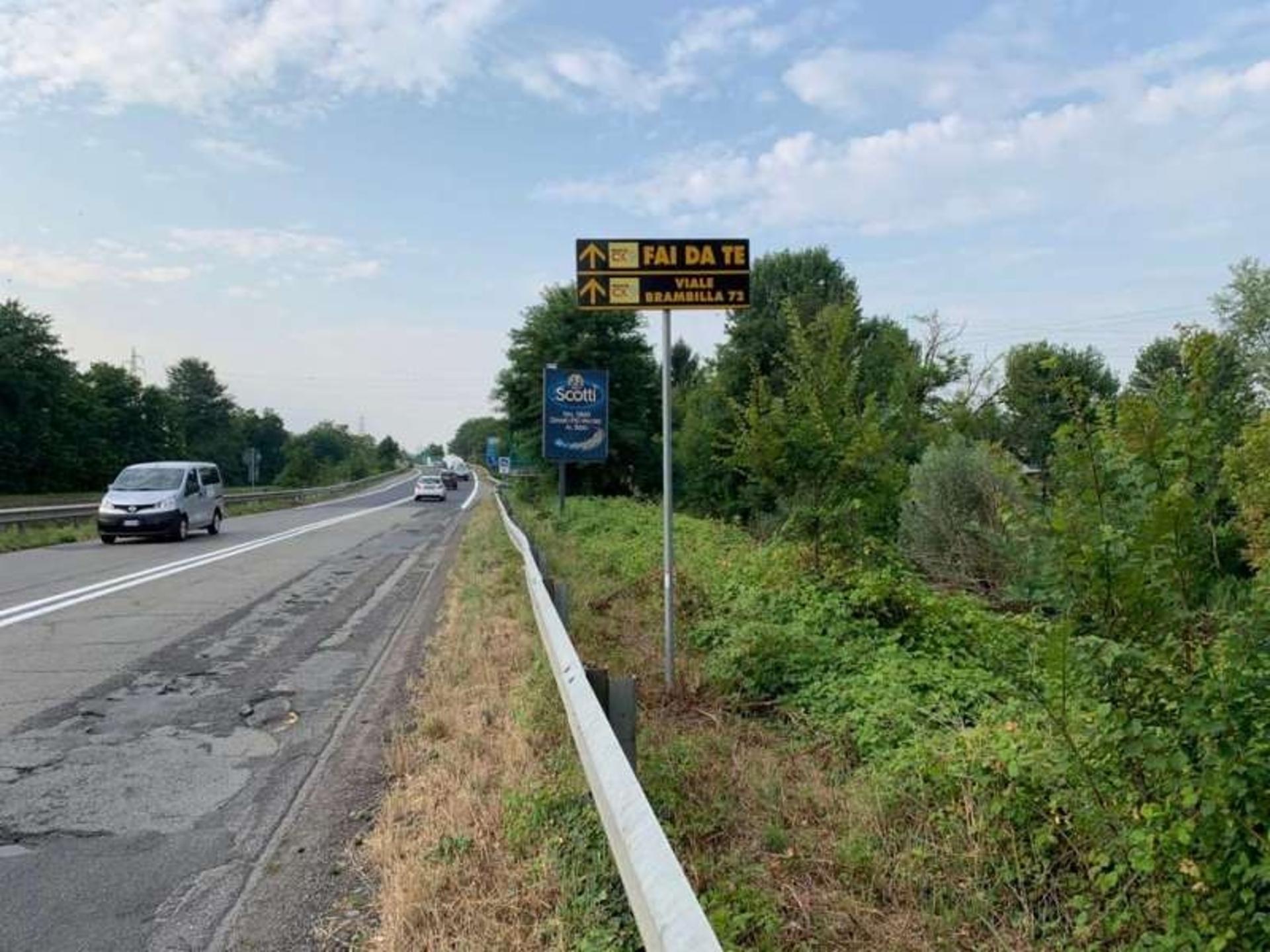 Impianto FRECCE / PREINSEGNE a Pavia, in zona Giovi Gas