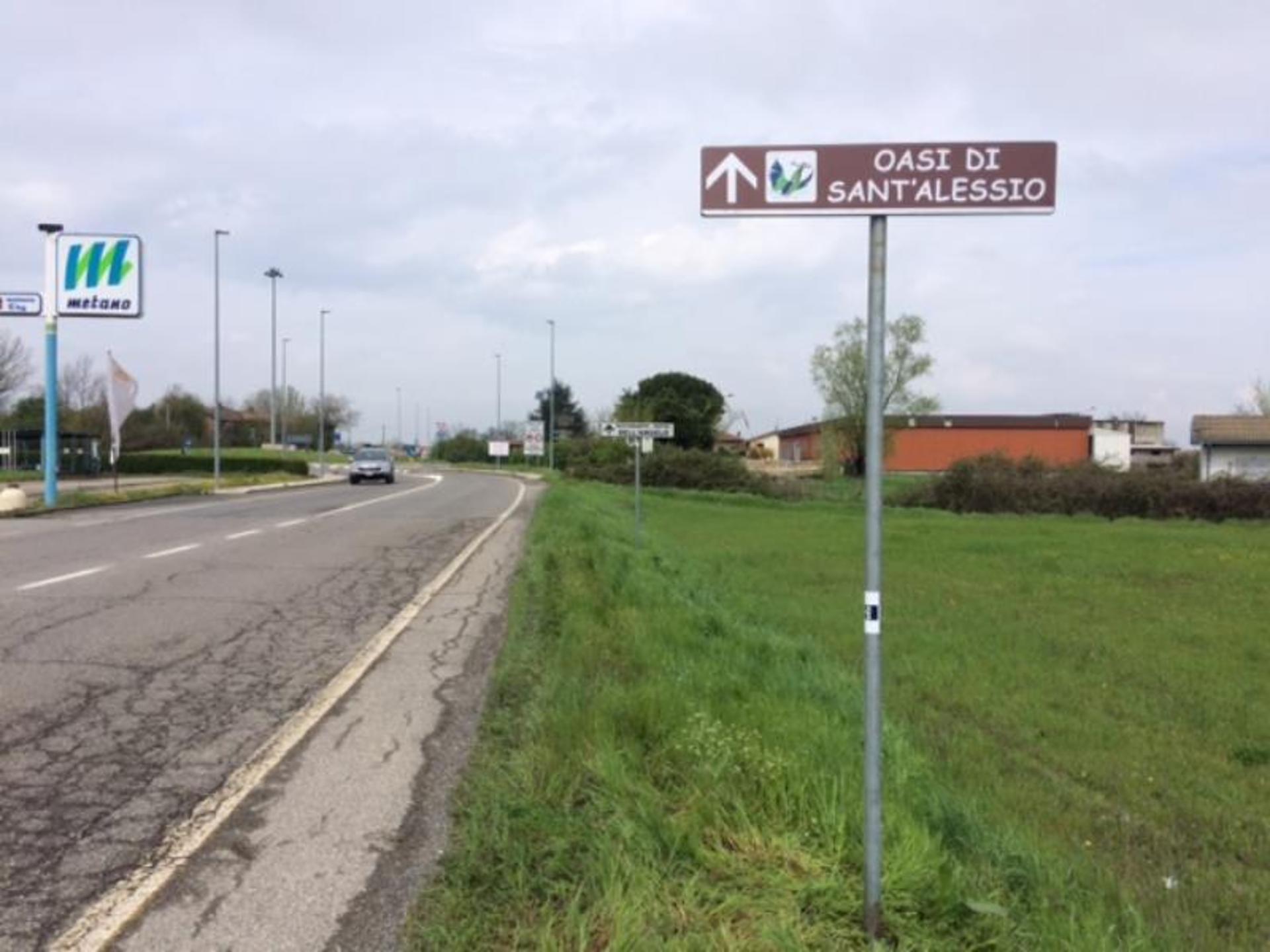 Impianto FRECCE / PREINSEGNE a Broni, in zona Q8