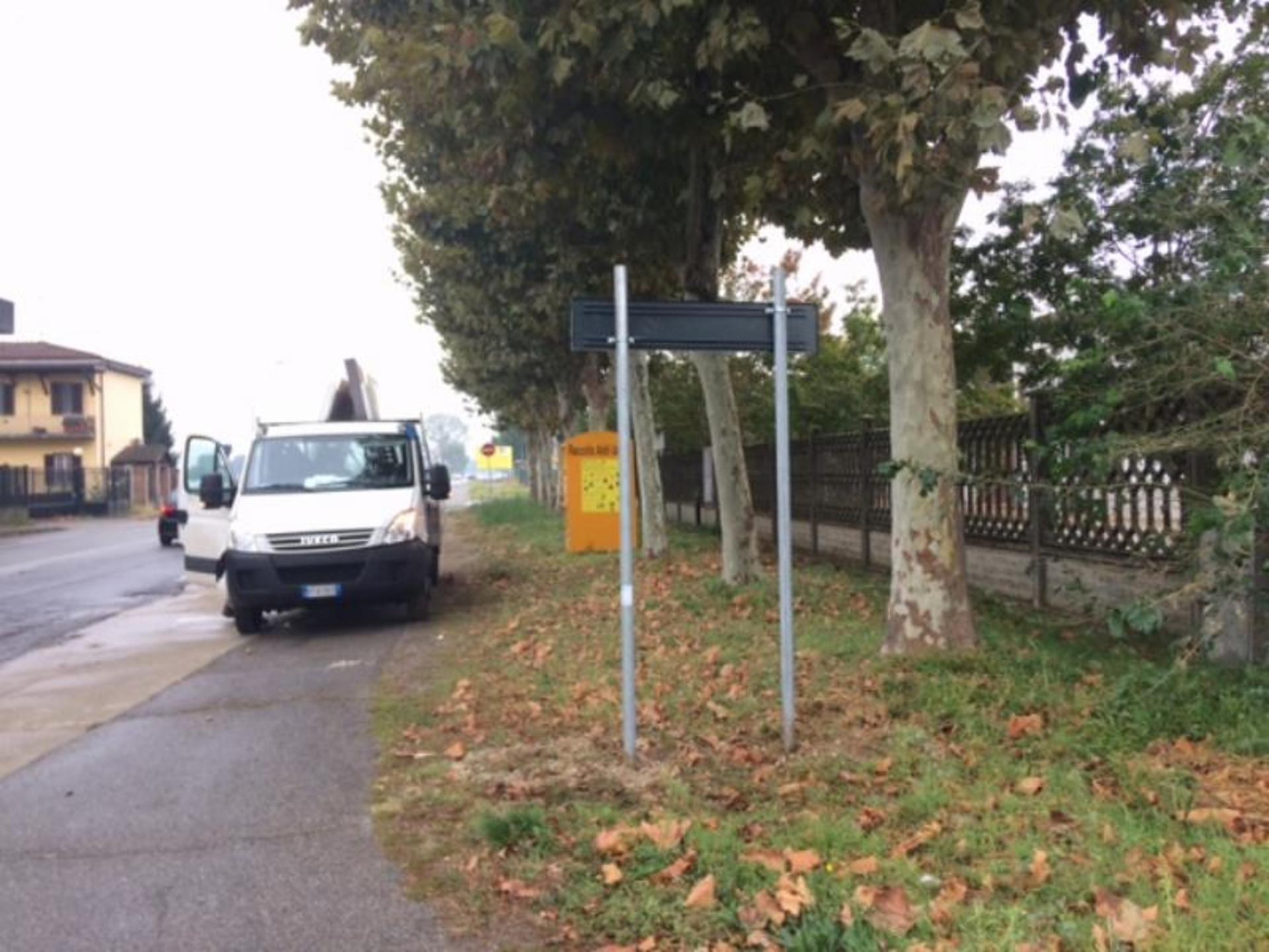 Impianto FRECCE / PREINSEGNE a Cura Carpignano, in zona Sasso di Prado