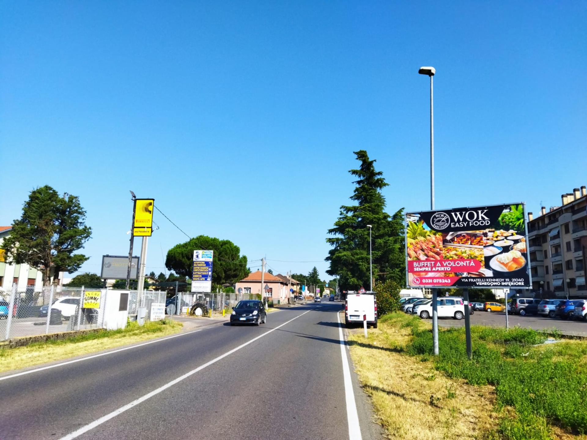 Impianto POSTER a Mozzate, in zona Conad