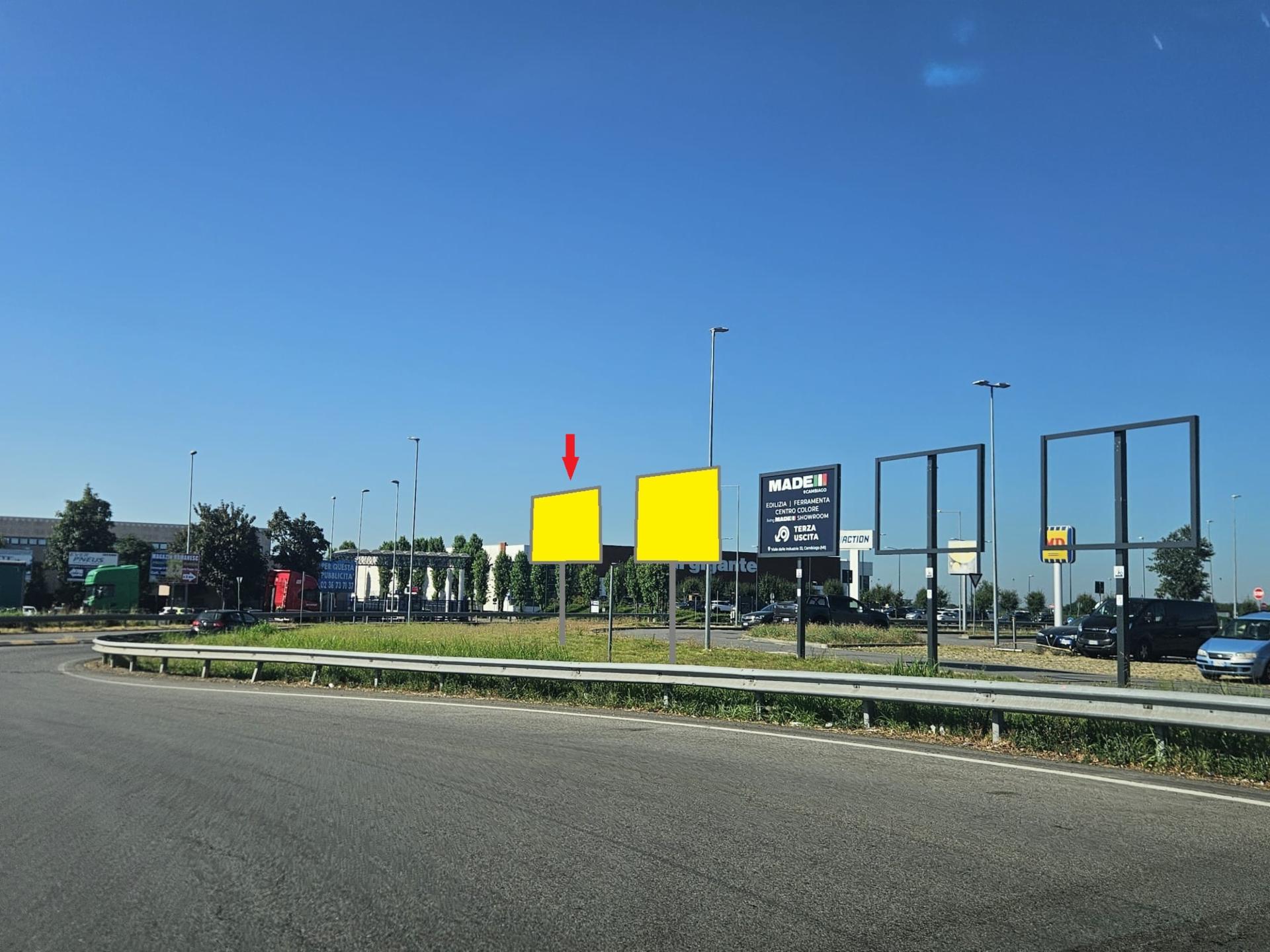 Impianto a Uscita Autostrada A4 Cambiago ultimo impianto verso sinistra 4 Cambiago
