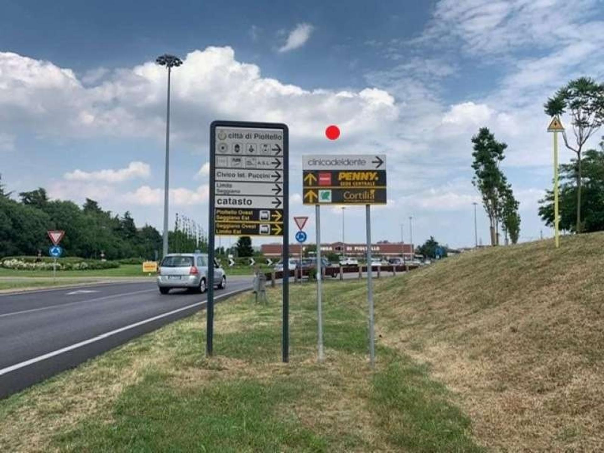 Impianto FRECCE / PREINSEGNE a Pioltello, in zona Area Cani