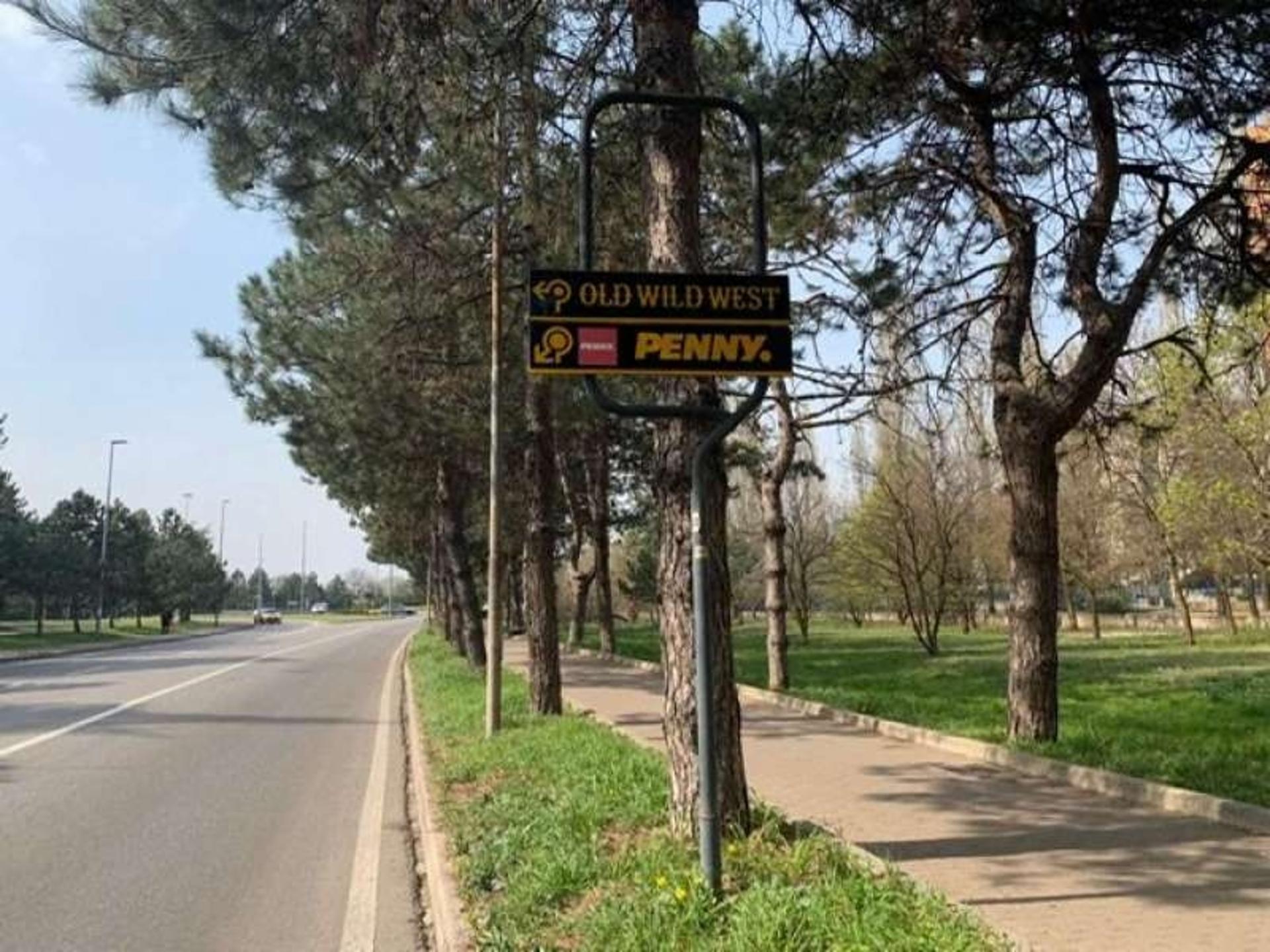 Impianto FRECCE / PREINSEGNE a Rho, in zona PENNY