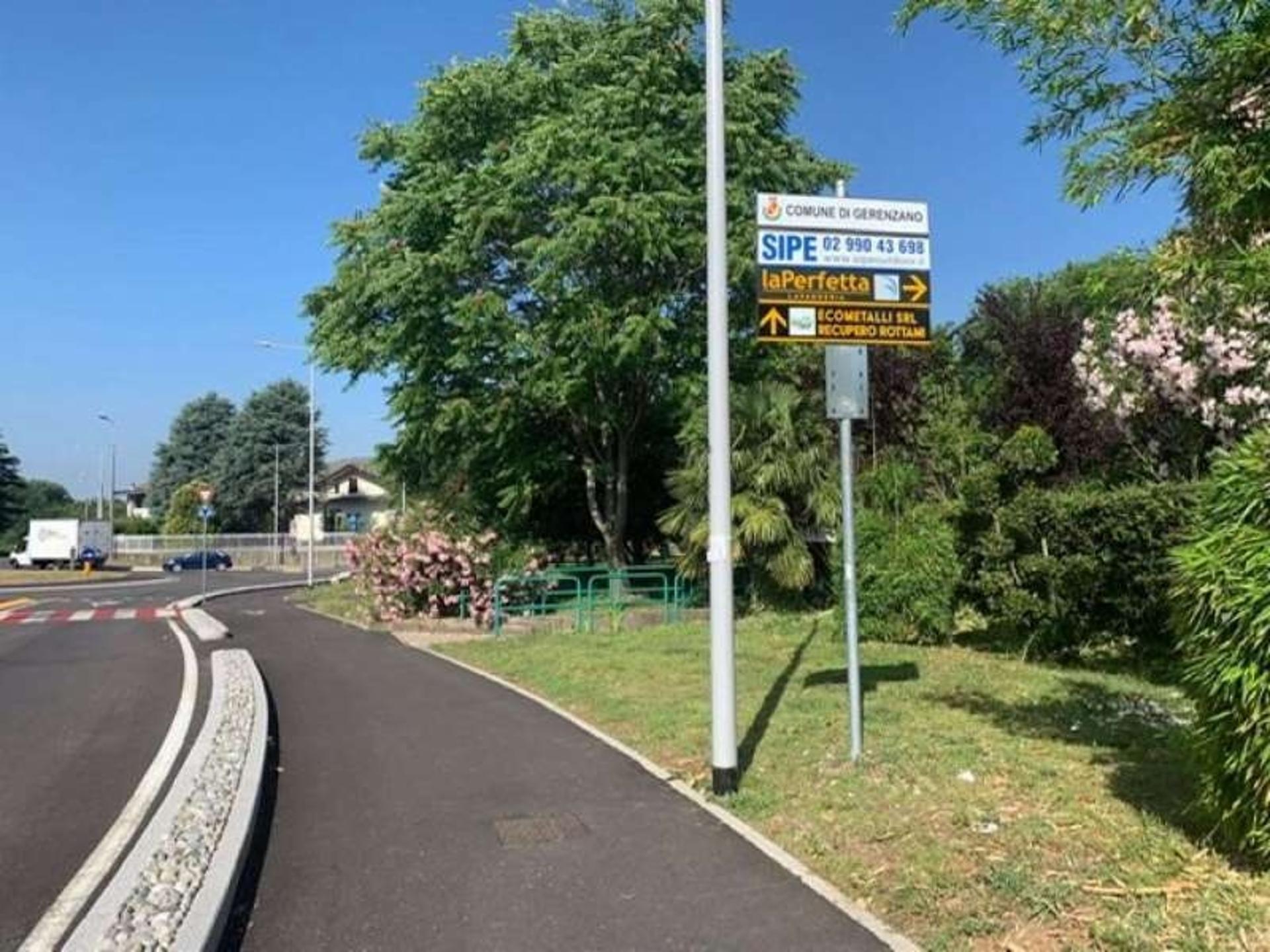 Impianto FRECCE / PREINSEGNE a Gerenzano, in zona Tigros