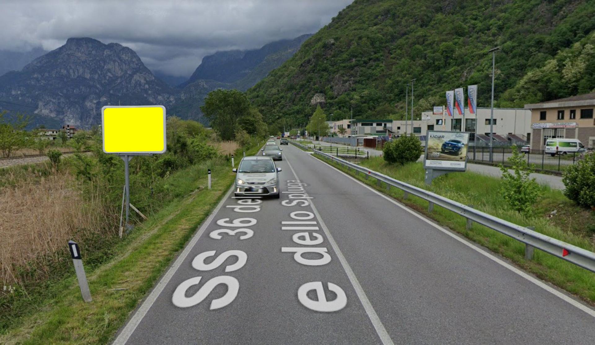 Impianto CARTELLONISTICA a Dubino, in zona Bar Tavola Calda Robustellini