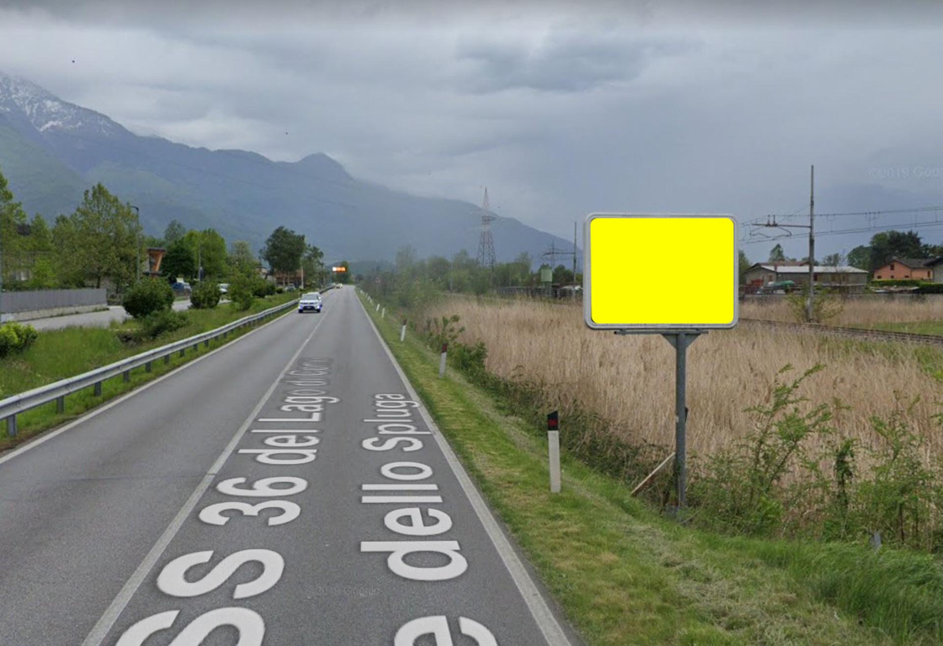 Impianto CARTELLONISTICA a Dubino, in zona Bar Tavola Calda Robustellini