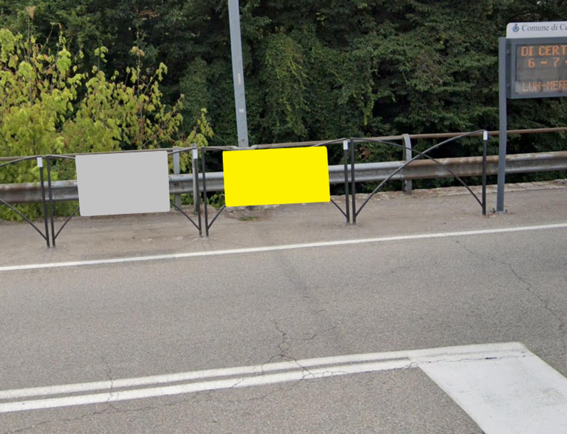 Impianto TRANSENNA a Certosa di Pavia, in zona Area Cani