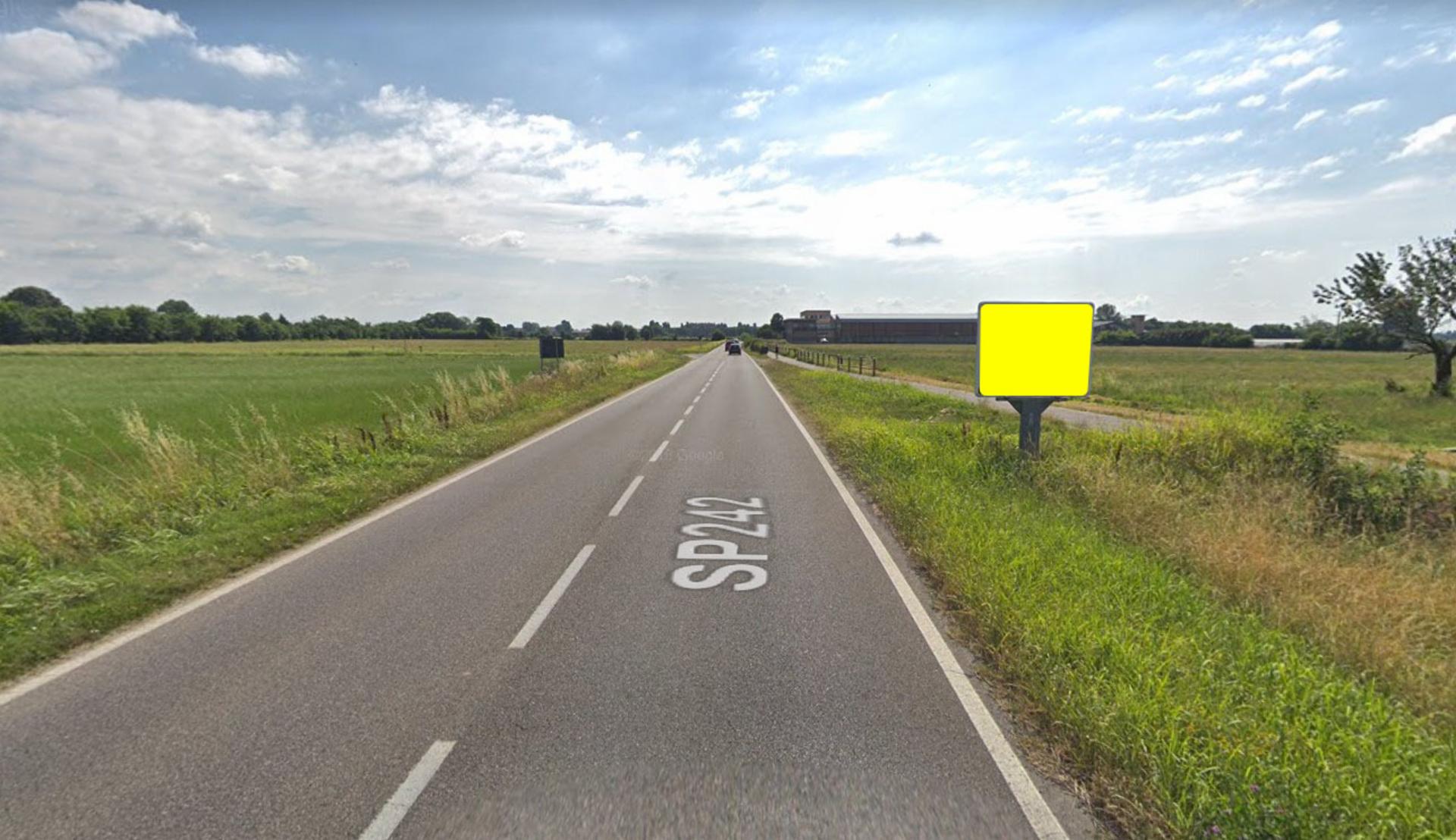 Impianto CARTELLONISTICA a Pessano con Bornago, in zona Osteria